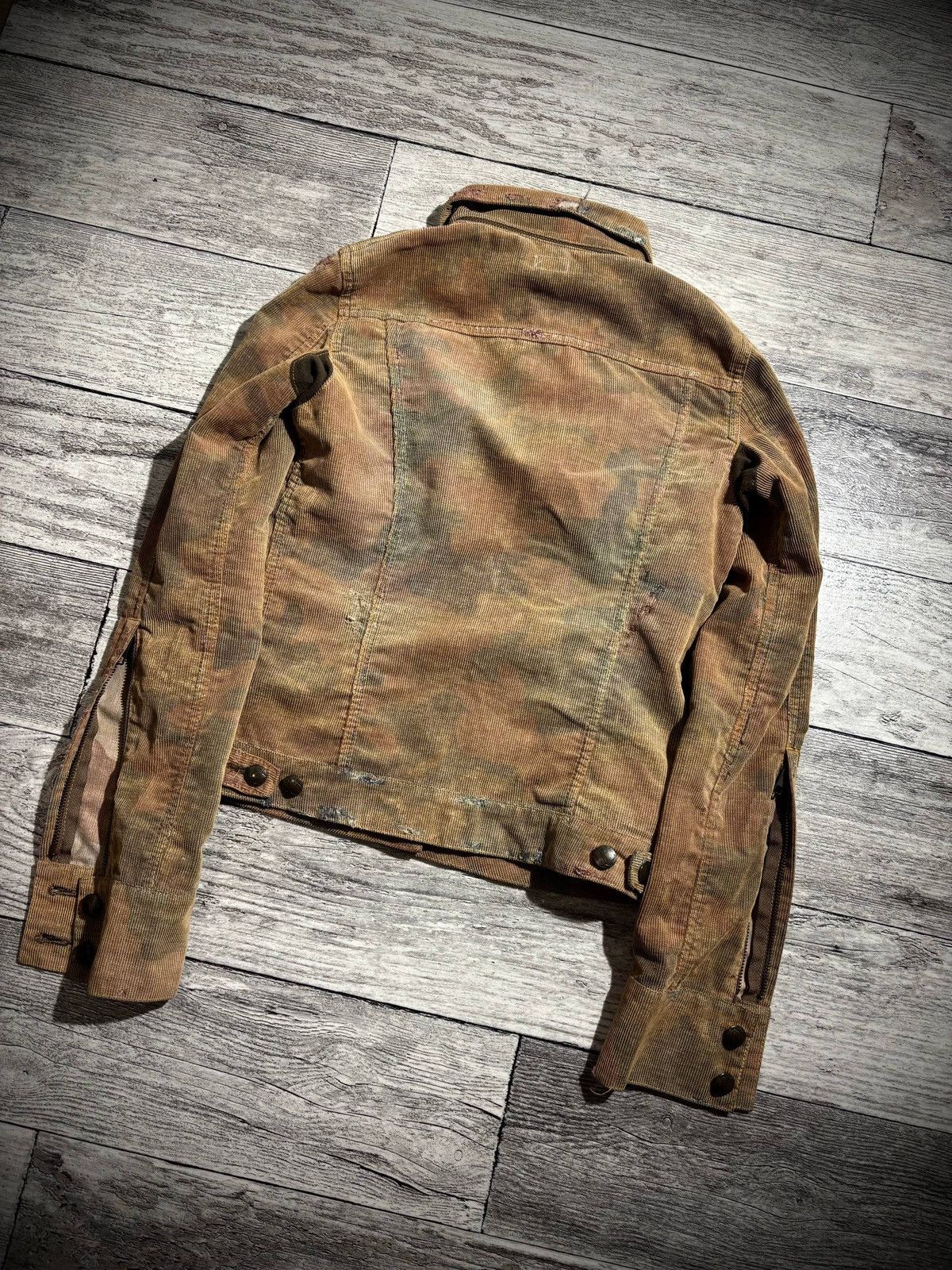 Le Grande Bleu (L.G.B.) L.G.B. Maniac Corp Corduroy camouflage velvet denim jacket Size US S / EU 44-46 / 1 - 12 Thumbnail