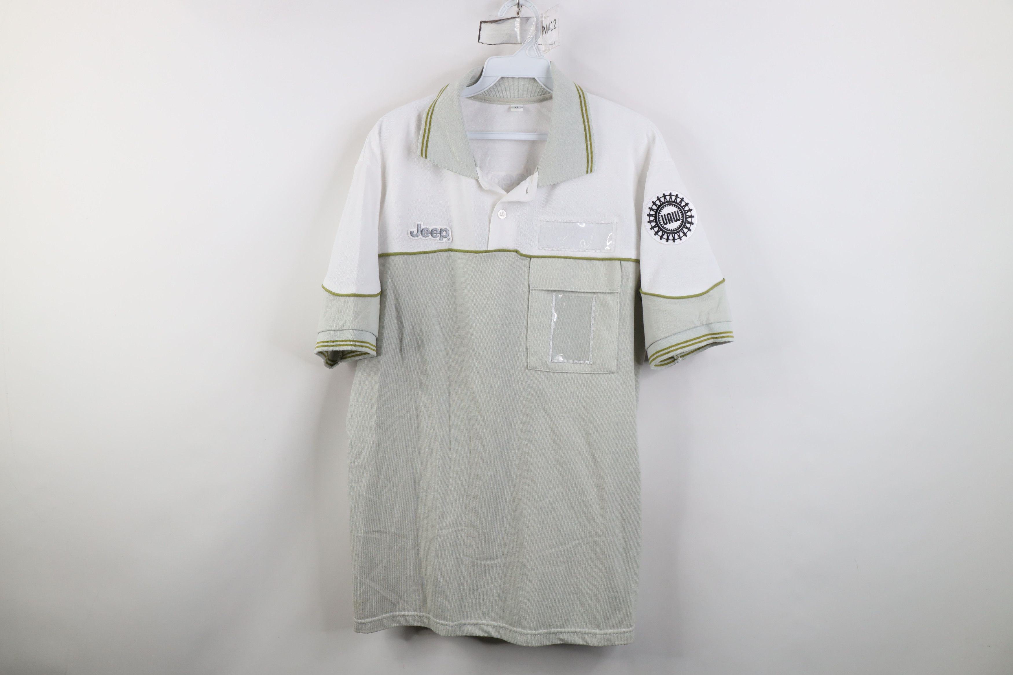 Jeep Vintage Union Made Motor Co Collared Polo Shirt Workwear USA Size US M / EU 48-50 / 2 - 1 Thumbnail