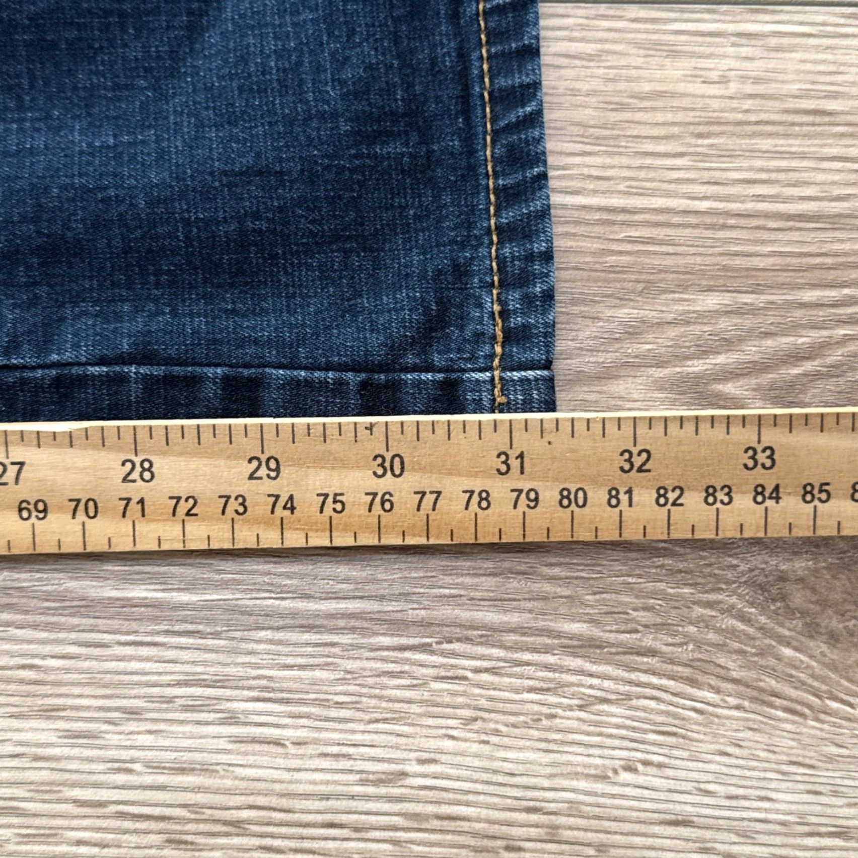Vintage VINTAGE YMI Women's Jeans Size 14 High Rise Dark Wash Flared Denim Pants Size 38" / US 16 / IT 52 - 7 Thumbnail