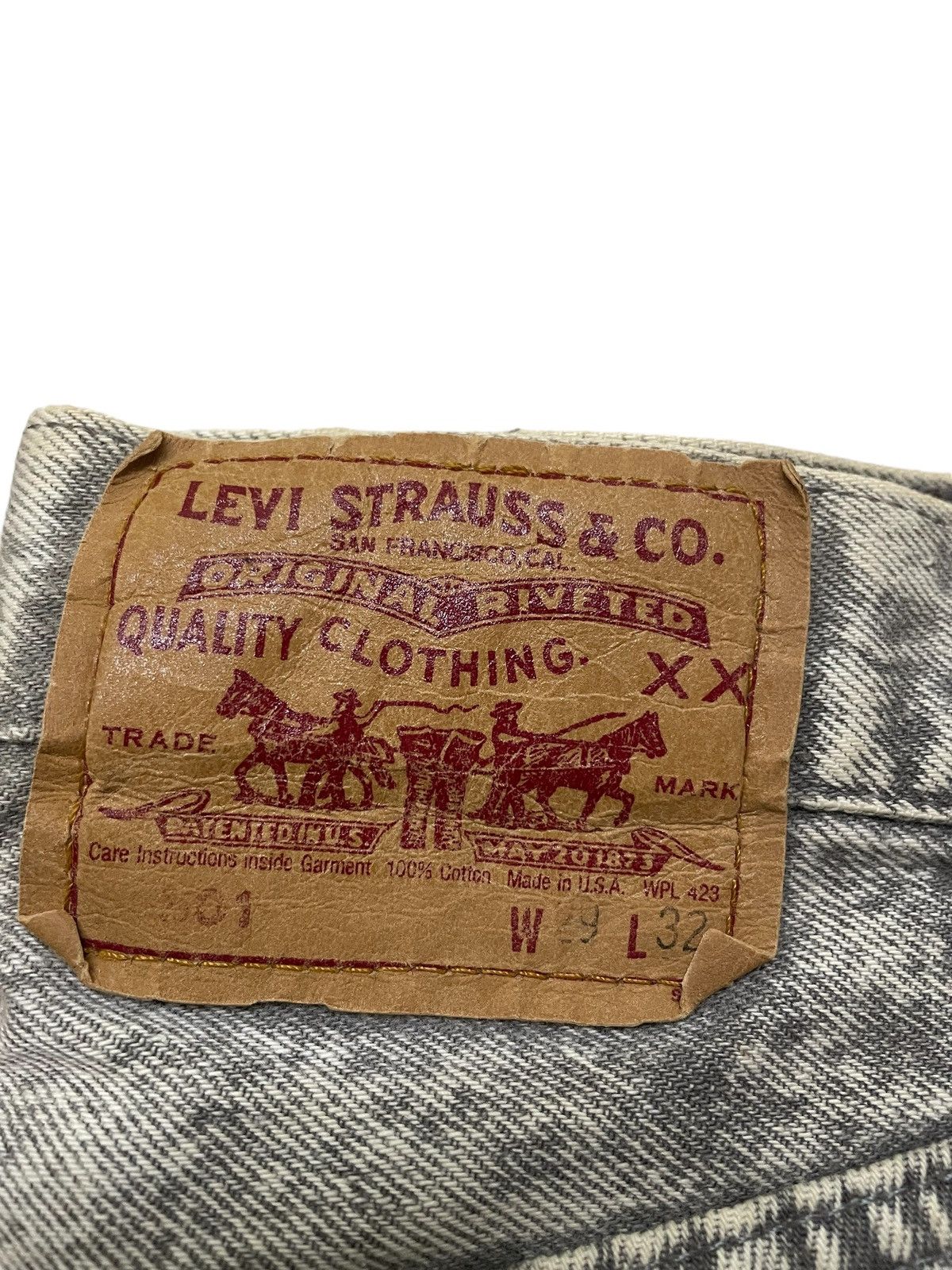 Levi's Vintage Clothing VINTAGE LEVI’S RINDEM ACID WASH DENIM PANTS Size US 30 / EU 46 - 6 Thumbnail
