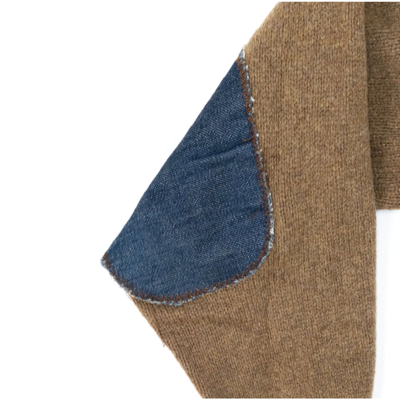 Vintage VINTAGE Langtry Sweater Womens Medium Wool Elbow Patches Fisherman Oarsman 50s 60s 70s 80s 90s Knit Pullover Brown Size M Womens Size M / US 6-8 / IT 42-44 - 4 Thumbnail