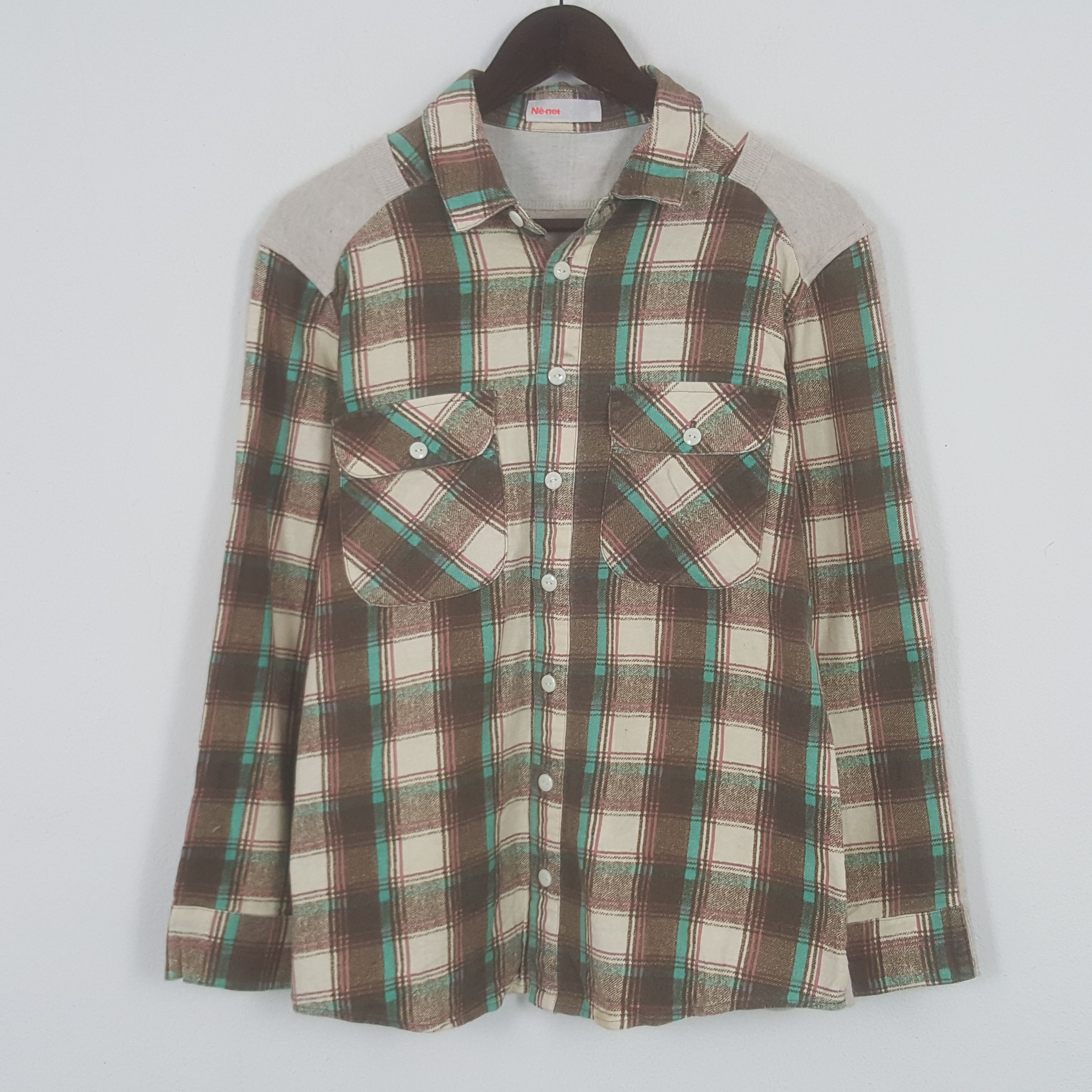 Issey Miyake × Japanese Brand × Ne-Net Vintage Assemblage Nenet Button Up Shirt Size US S / EU 44-46 / 1 - 1 Thumbnail