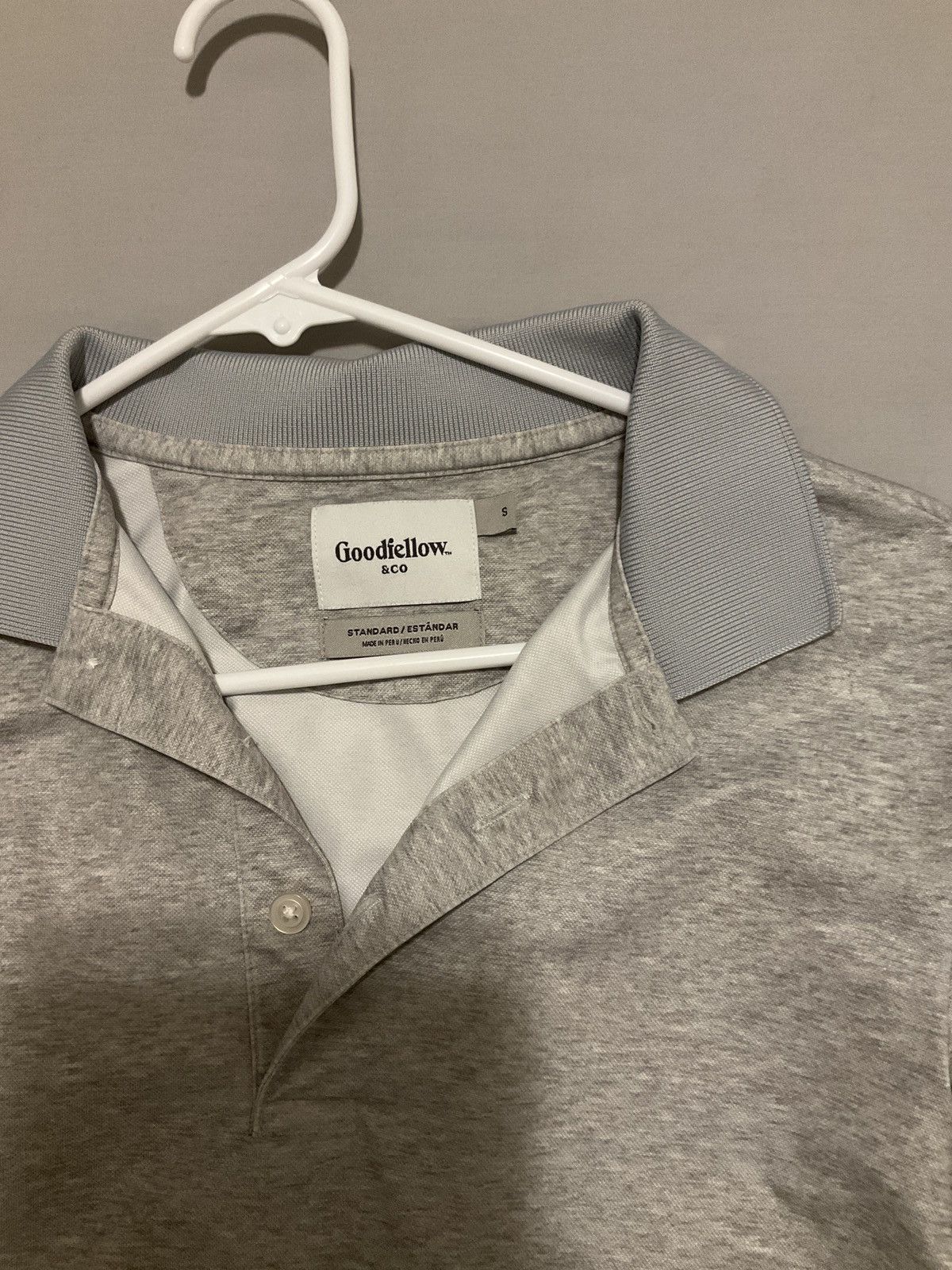 Target Basics Grey Polo Size US S / EU 44-46 / 1 - 2 Thumbnail