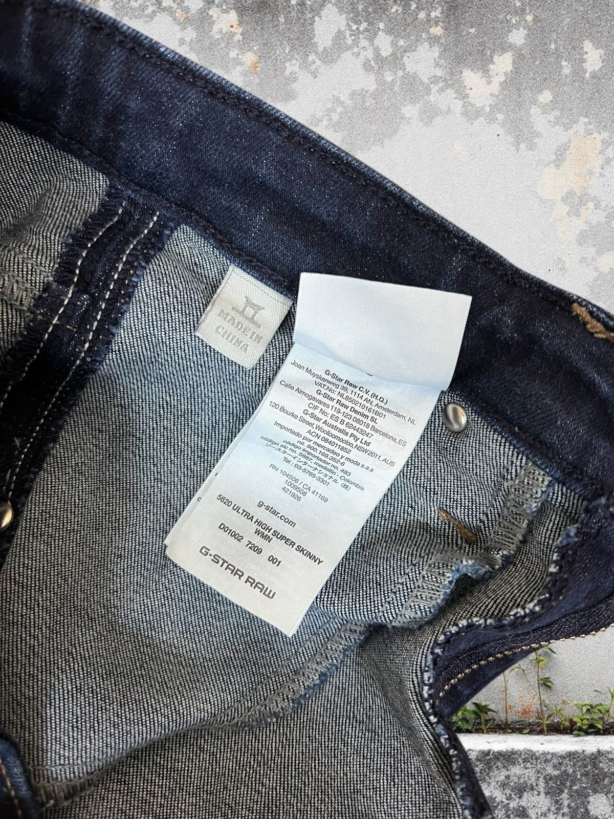 G-Star G-Star Raw 5620 Ultra High Super Skinny jeans size W29 L32 Size 29" - 8 Thumbnail