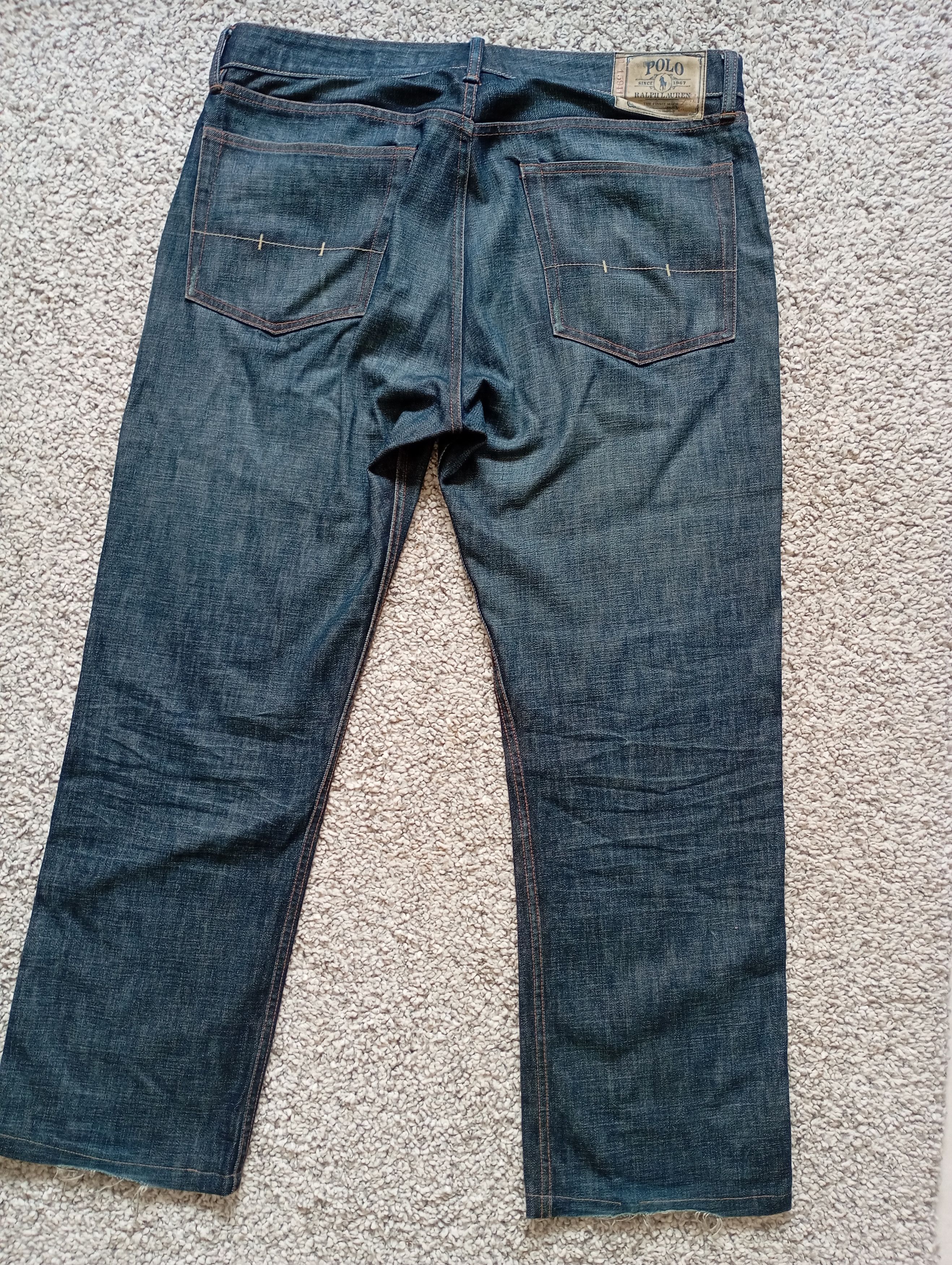 Polo Ralph Lauren × Vintage Polo Ralph Lauren Straight Authentic Dungaree Jeans 36x34 Size US 36 / EU 52 - 1 Thumbnail