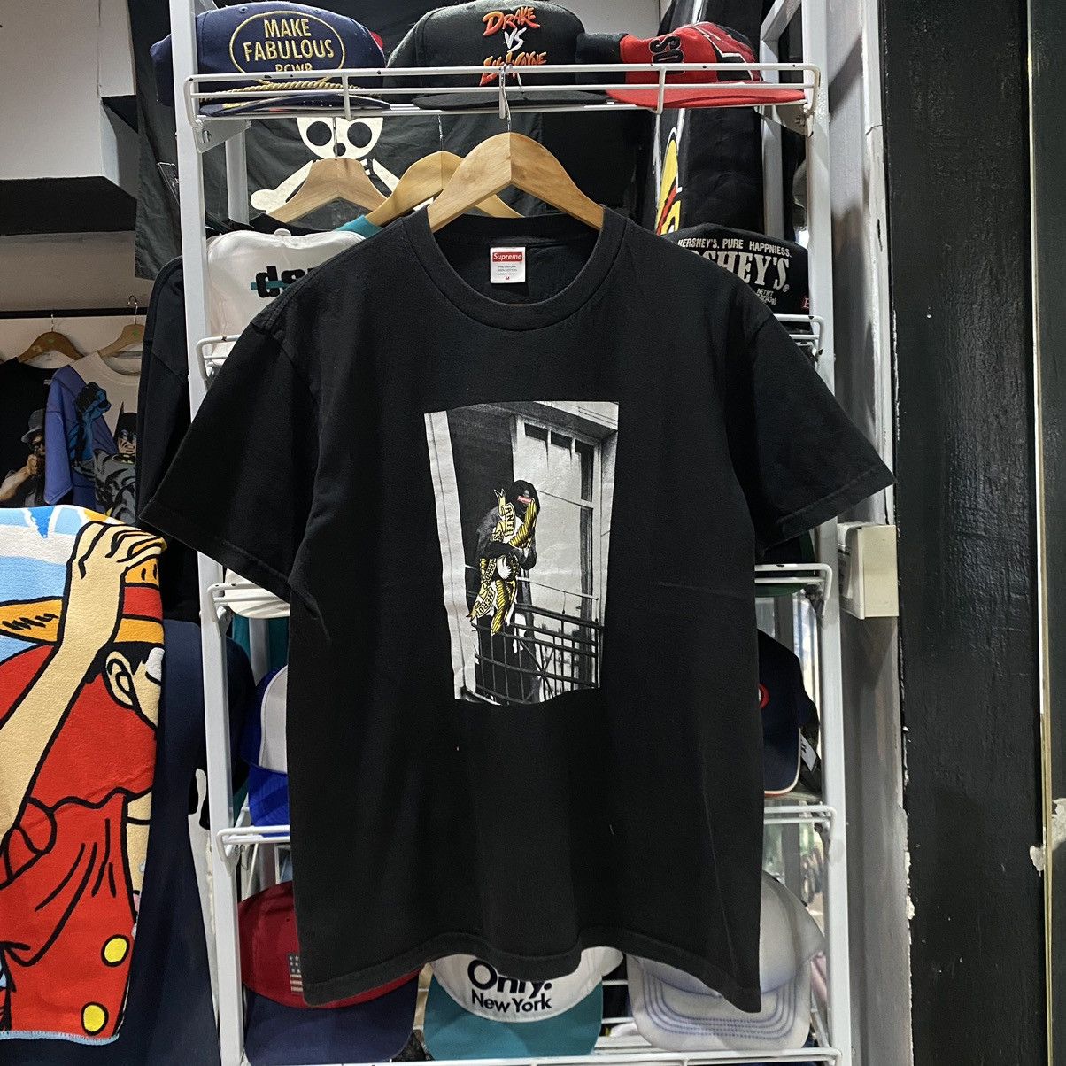 image of Antihero Balcony Tee / Black - M Fit L (Fw20), Men's (Size Medium)