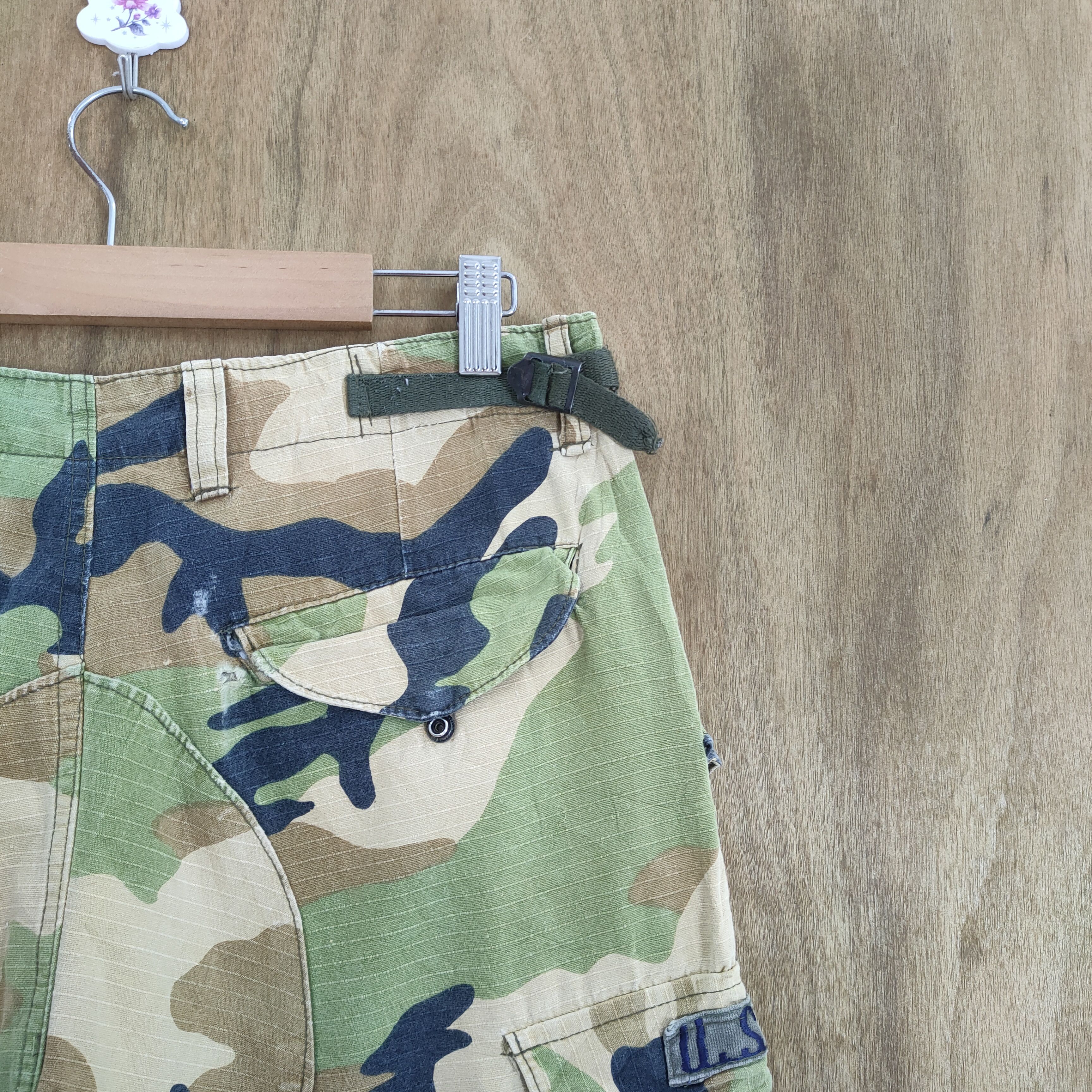 Vintage MILITARY CAMO CARGO PANTS Size US 30 / EU 46 - 11 Thumbnail