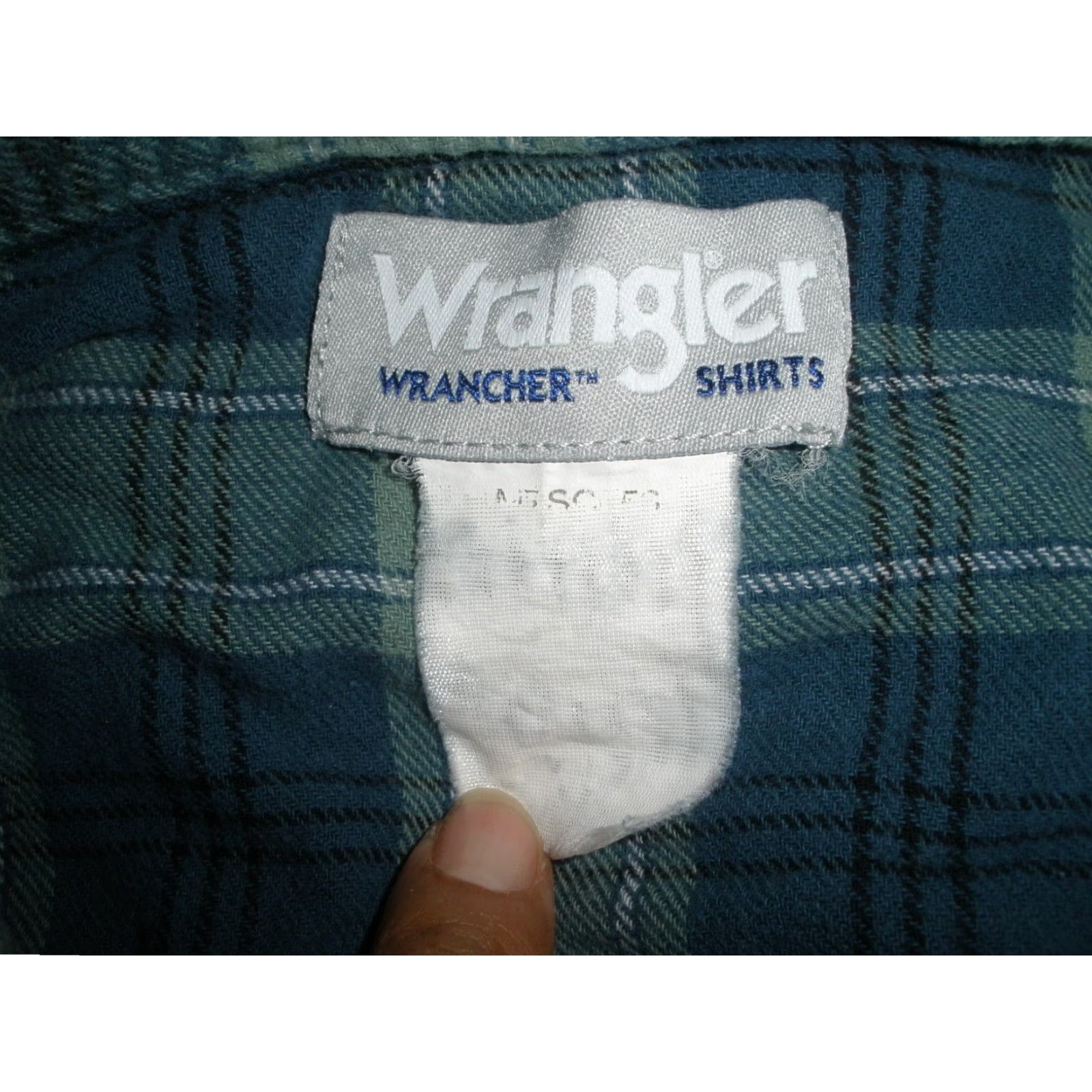 Wrangler Wrangler Shirt Mens Large Plaid Button-Up Long Sleeve Pearl Snap Casual Western Modern Plaid Shirt Size US L / EU 52-54 / 3 - 4 Thumbnail