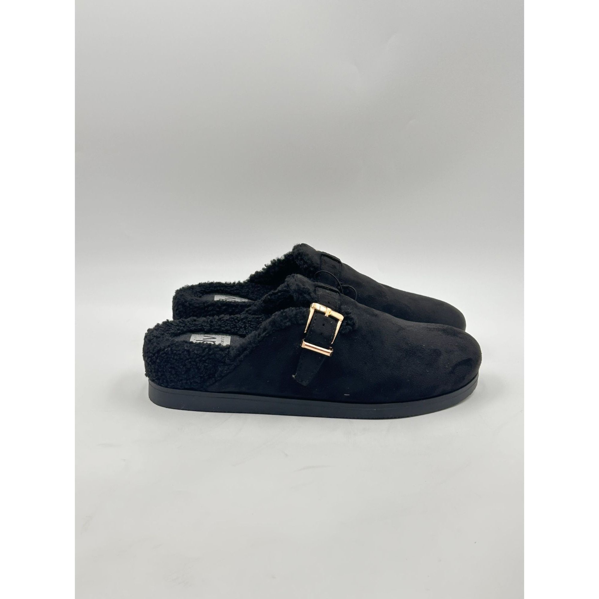 Other DV Dolce Vita Audreana Black Sherpa Lined Slides Women US 9 Size US 9 / IT 39 - 1 Thumbnail