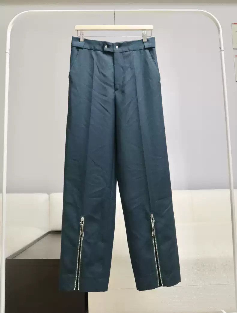 image of Namacheko 21Aw Landau Trousers in Green, Men's (Size 28)
