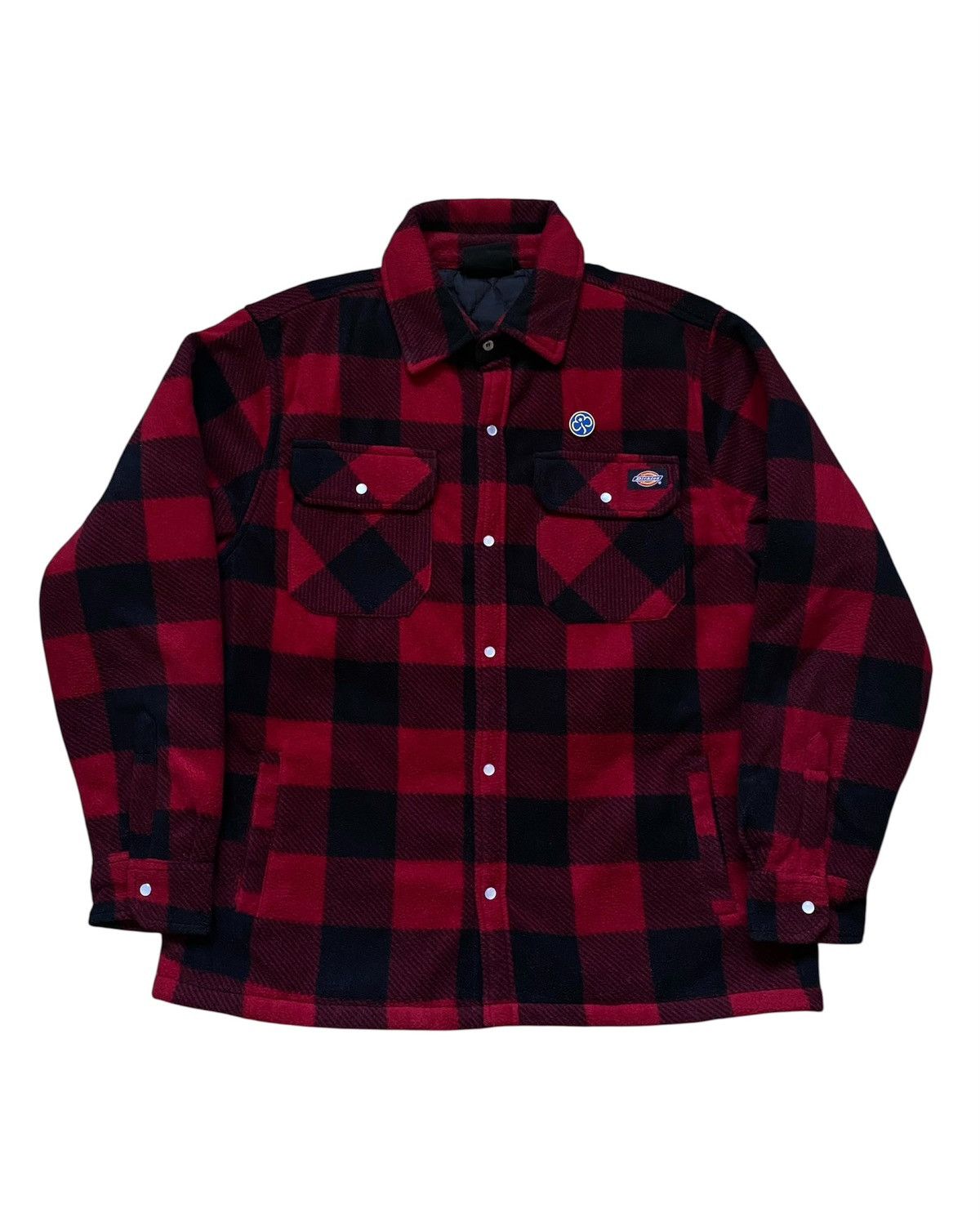 Dickies Insulated Plaid Checkered Fleece Overshirt Jacket Streetwear Size US L / EU 52-54 / 3 - 1 Thumbnail