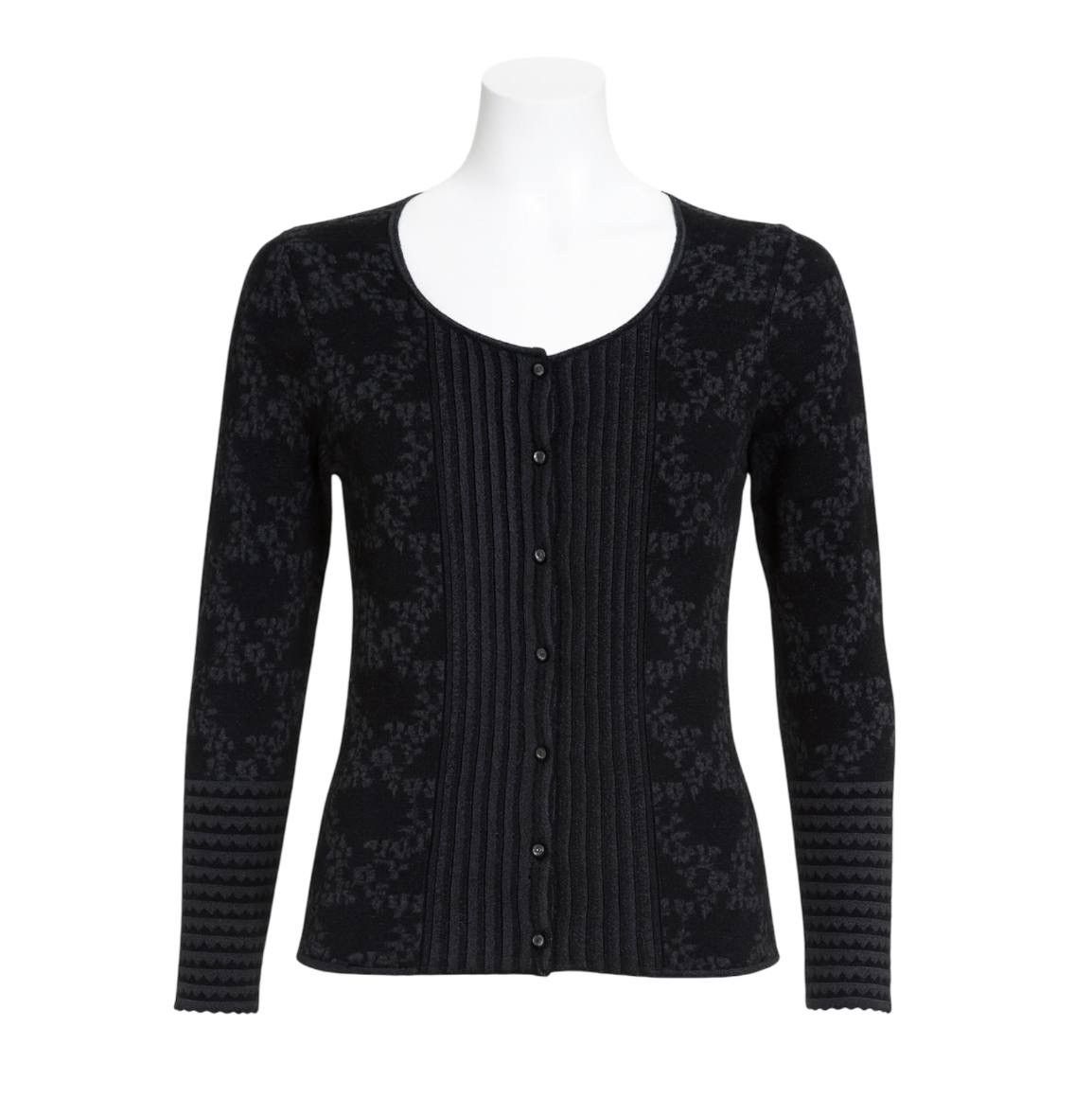 Moods of Norway OLEANA CLASSIC NORWAY TRADITION MERINO WOOL CARDIGAN SWEATER Size XS / US 0-2 / IT 36-38 - 2 Thumbnail