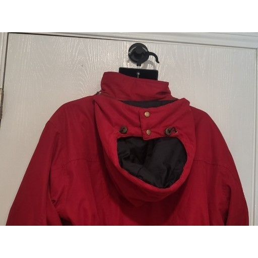 Woolrich Woolen Mills Vintage Woolrich Lined Hooded Coat Women Sz L Holly Berry Re Size L / US 10 / IT 46 - 6 Thumbnail