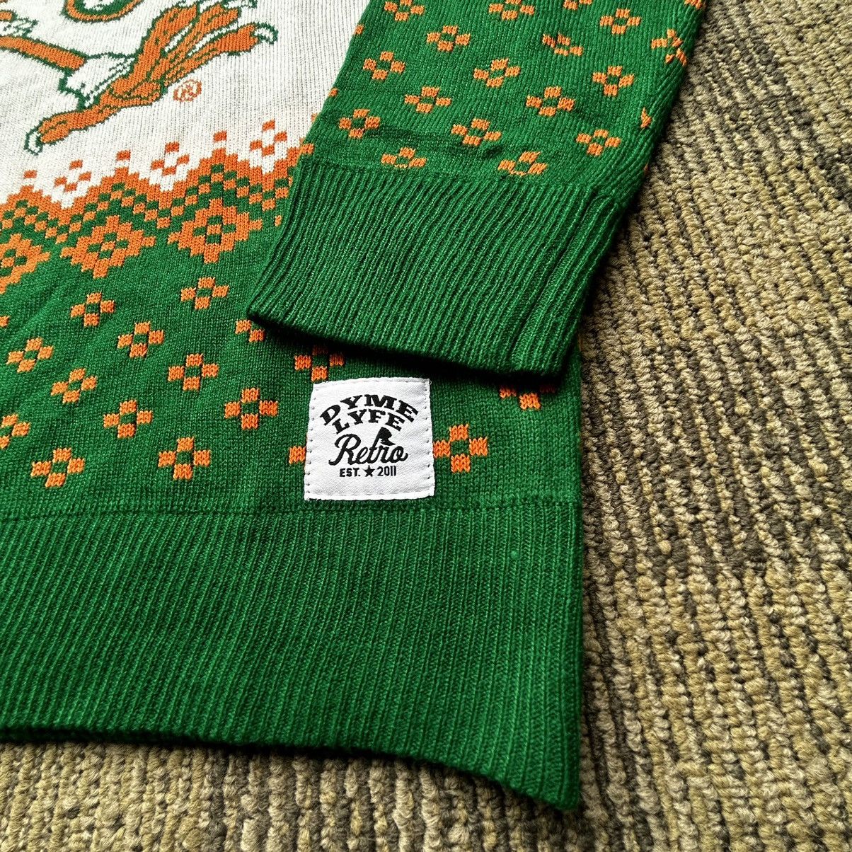 NCAA Miami Hurricanes Dyme Lyfe knitted Christmas Sweater Size US L / EU 52-54 / 3 - 3 Thumbnail