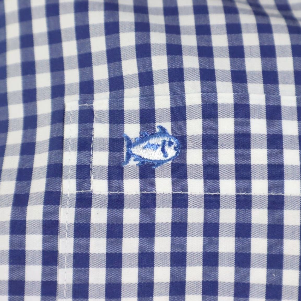 Southern Tide Southern Tide Shirt Blue L Mens Button Down Poplin Check Classic Fit Long Sleeve Size US L / EU 52-54 / 3 - 6 Thumbnail
