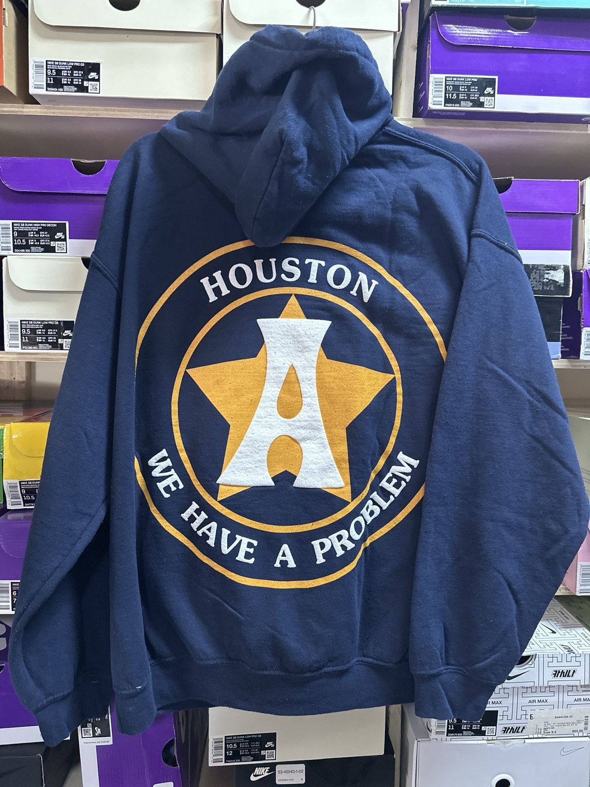 パーカー・フーディ Travis Scott Astroworld Houston Exclusive Hoodie Travis Scott Astroworld Houston Exclusive Hoodie Blue – The