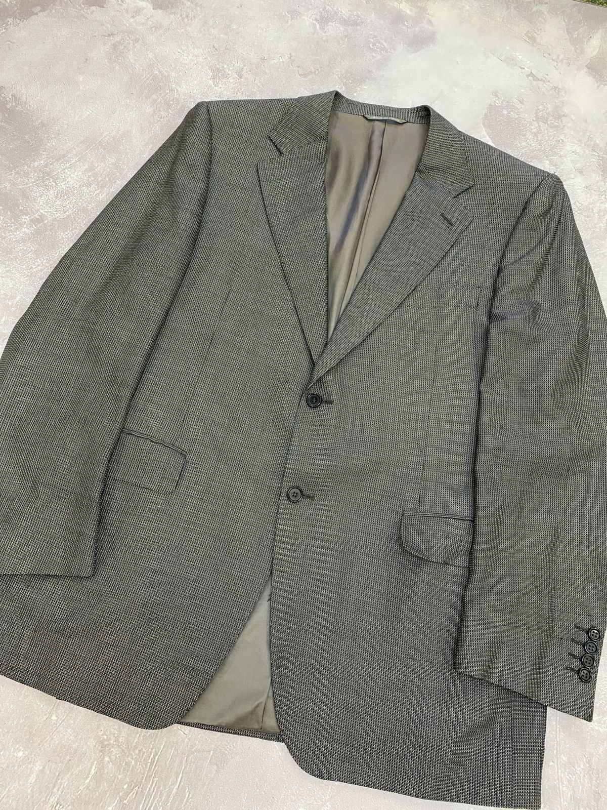 Canali Vintage Canali Formal Blazer Wool Retro Mafia Italy Size 54R - 2 Thumbnail