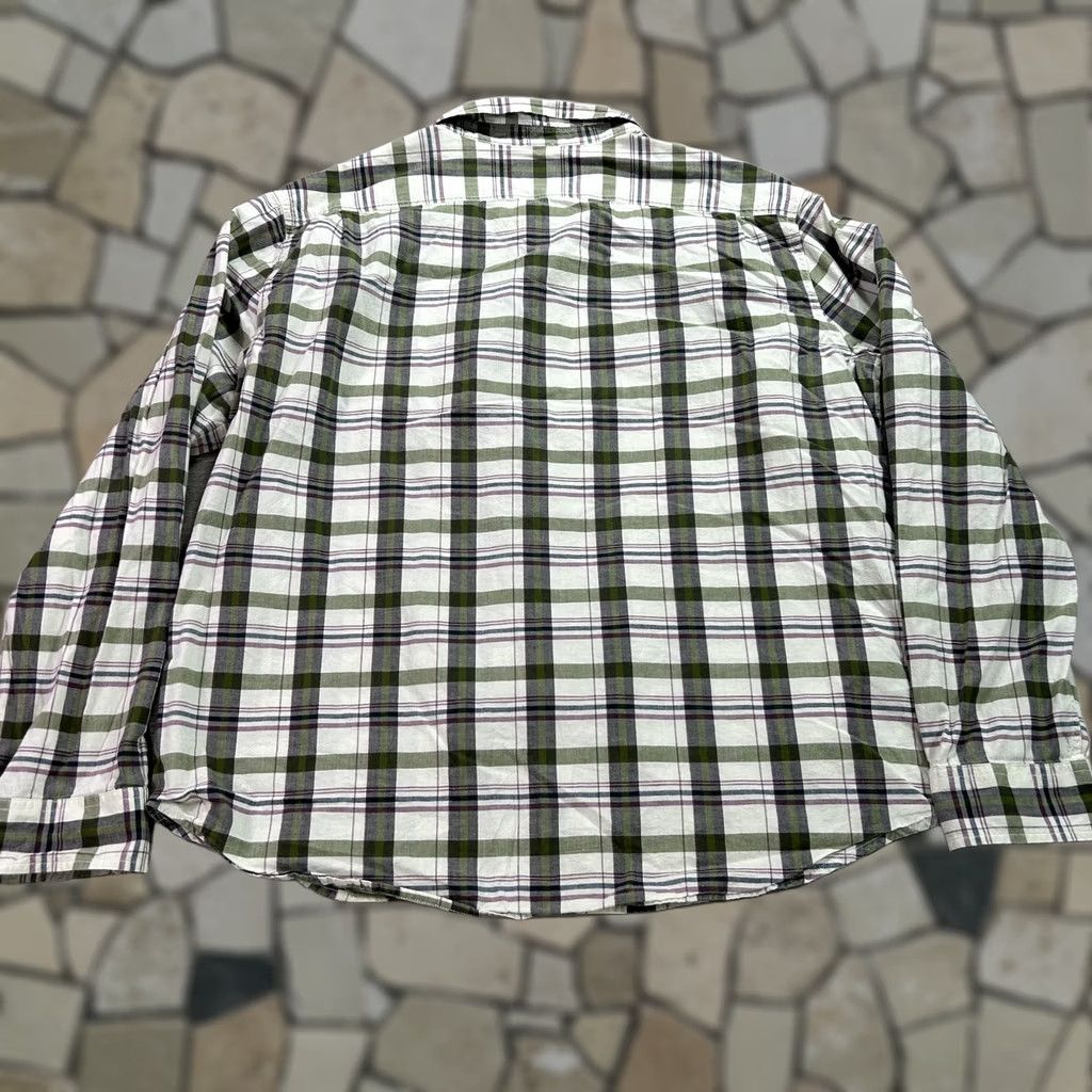 Flint And Tinder Flint and Tinder Shirt Mens 2XL Green Plaid Long Sleeve Button Up Classic Casual Size US XXL / EU 58 / 5 - 1 Thumbnail
