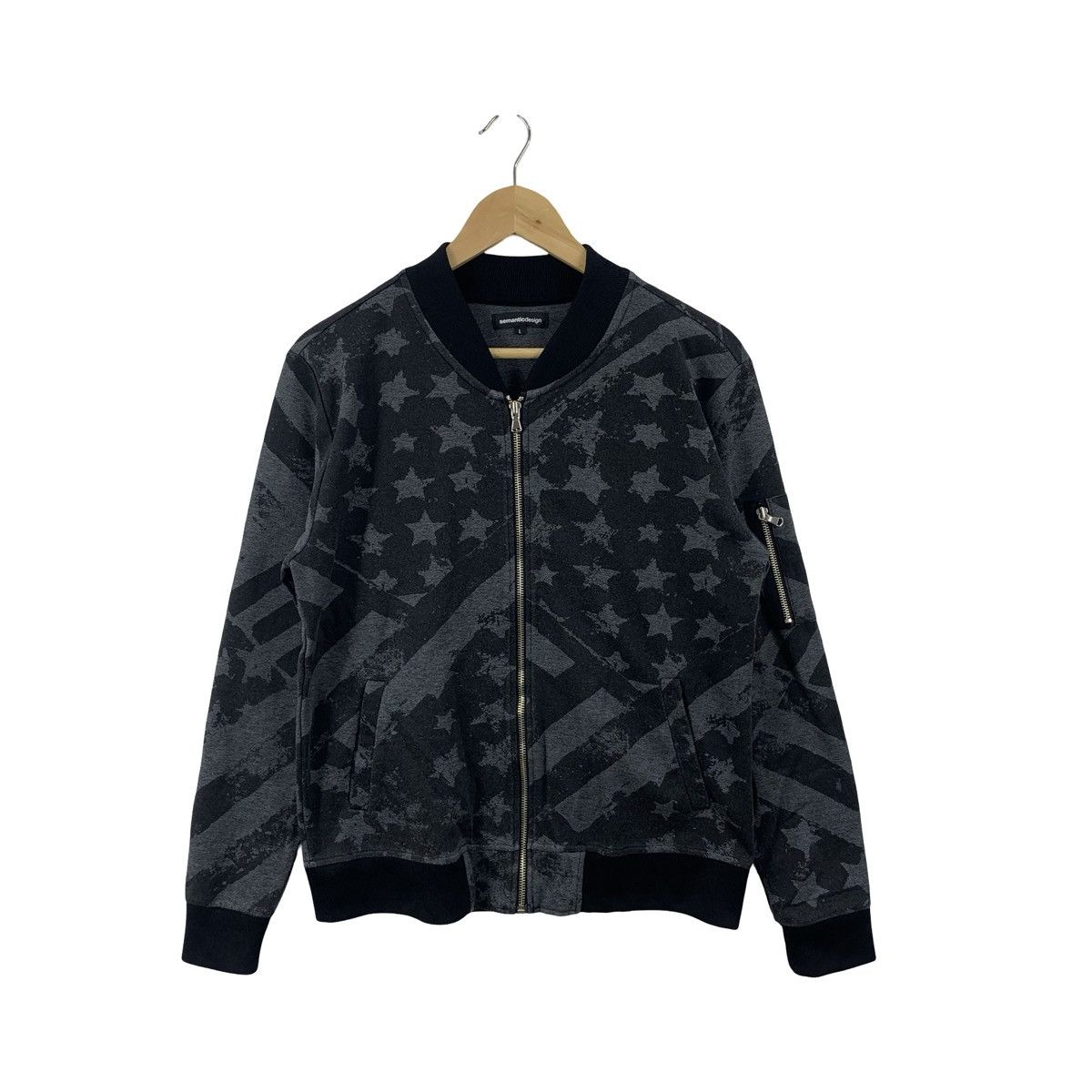 semanticdesign Semantic Design Star Print Zip-Up Bomber Jacket Military Size US L / EU 52-54 / 3 - 3 Thumbnail