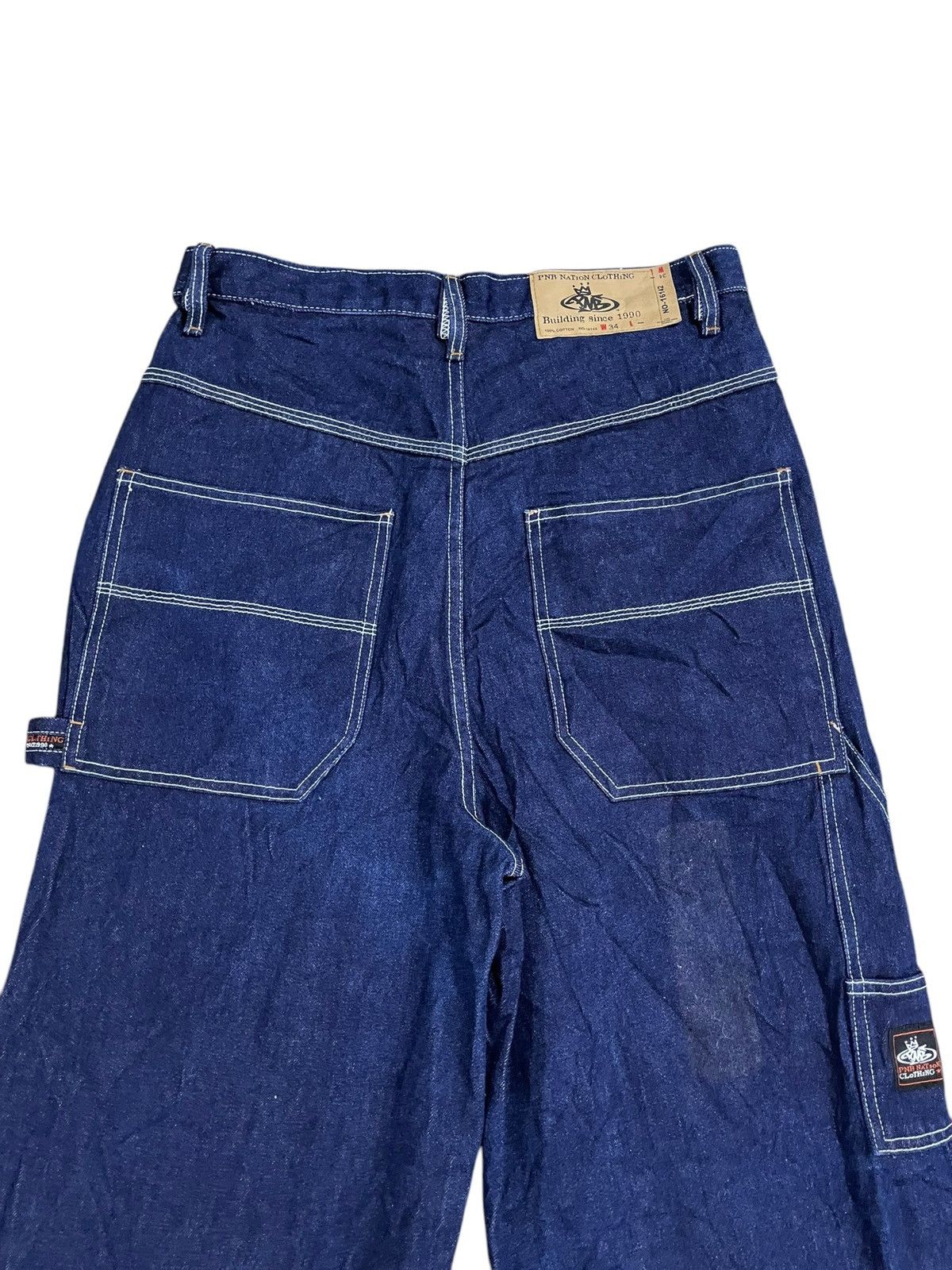 Chance The Rapper × Shorty's Skateboards Streetwear Baggy PNB Nation Rapper Jeans Size US 34 / EU 50 - 5 Thumbnail
