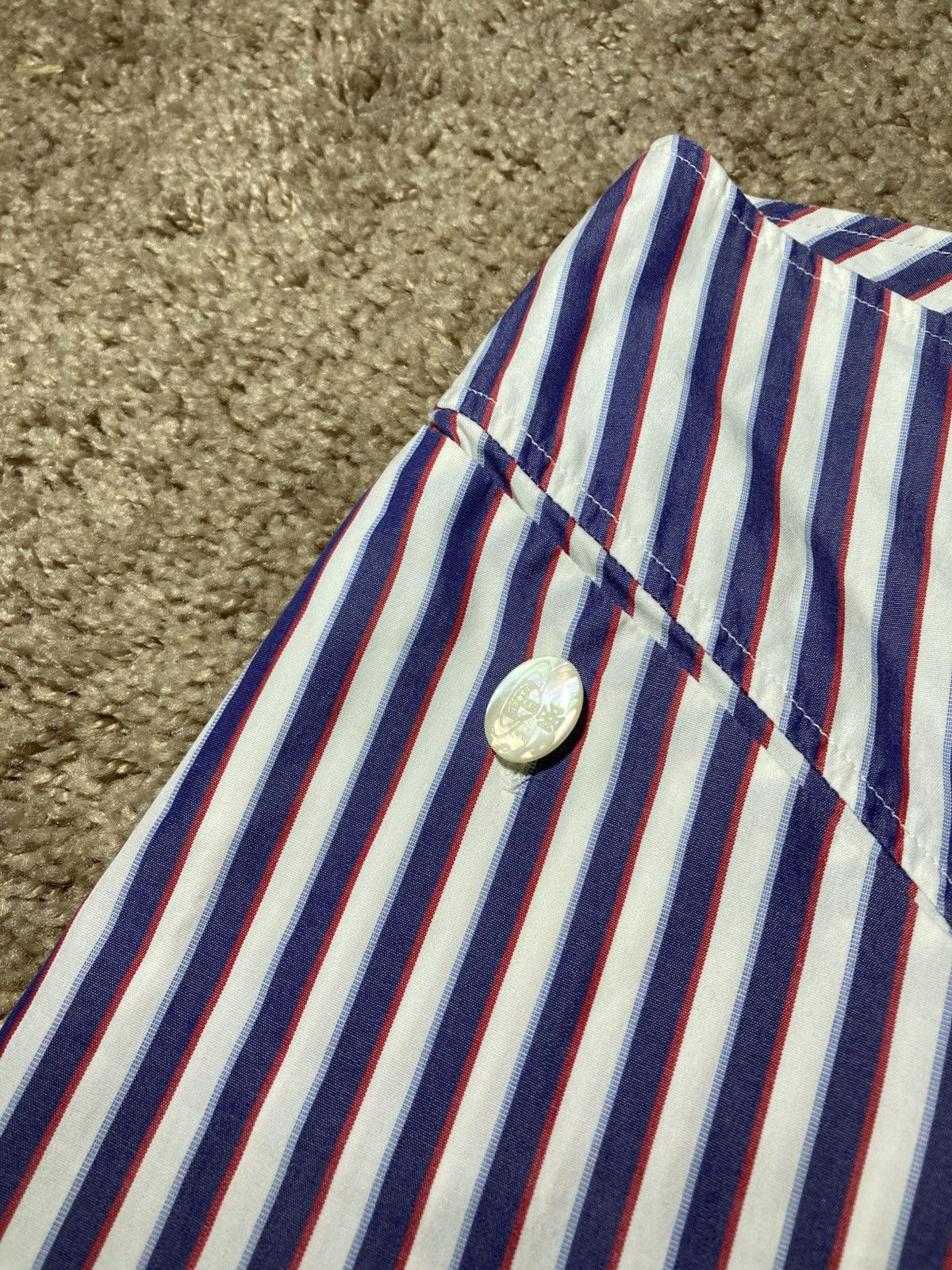 Vivienne Westwood 90s Vivienne Westwood MAN Swim Beach Shorts Striped Vintage Size US 28 / EU 44 - 4 Thumbnail