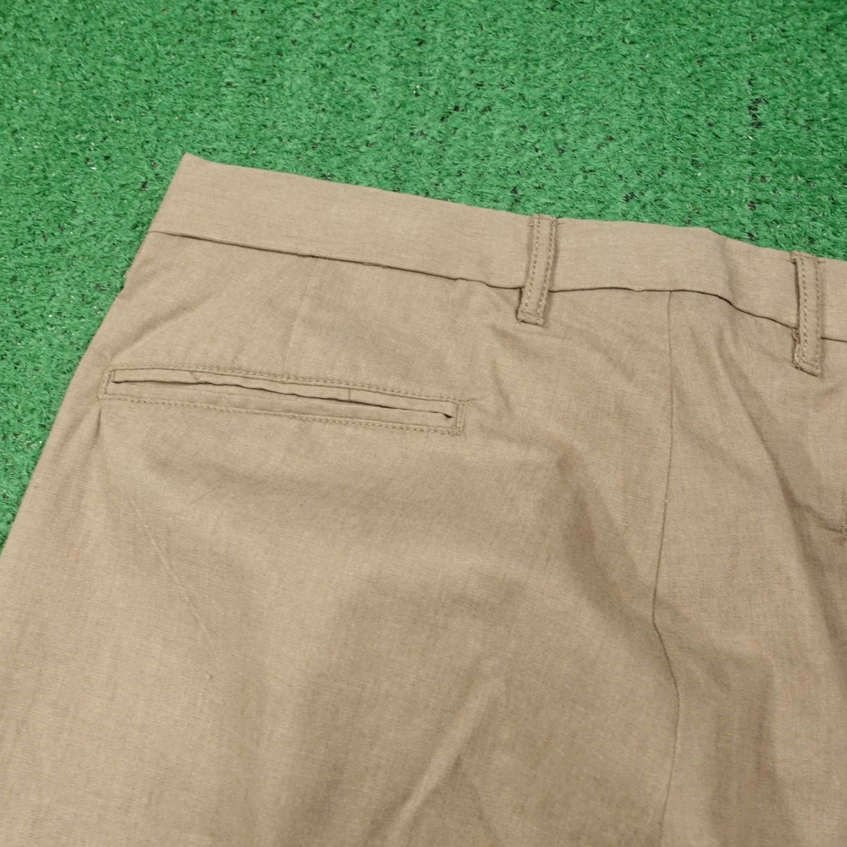 Nordstrom Nordstrom Pants Mens 36x30 Beige Slim Fit Chino Flat Front Stretch Pockets Casual Business Size US 36 / EU 52 - 6 Thumbnail