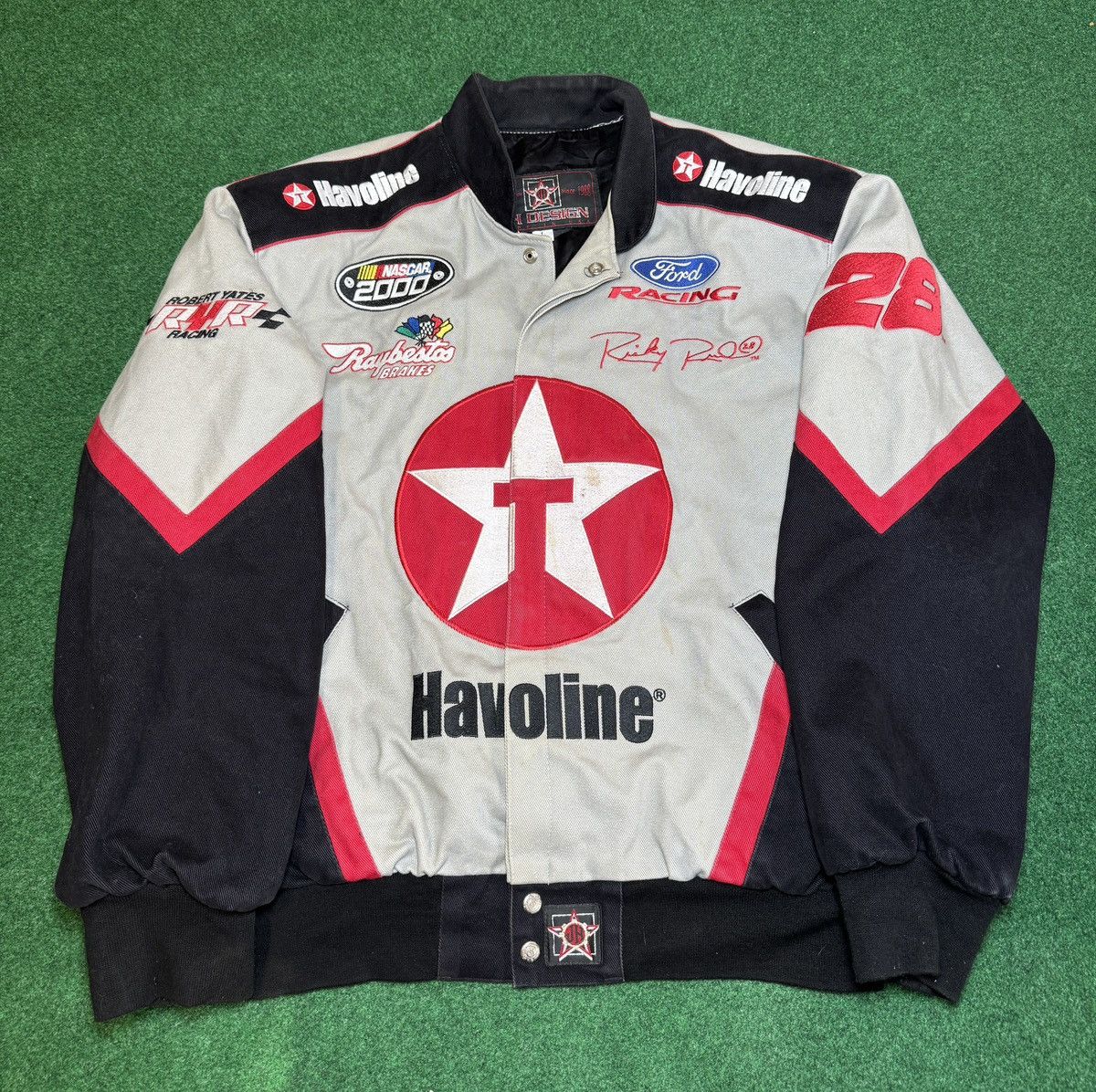 Jeff Hamilton × NASCAR × Vintage Vintage 90s Jeff Hamilton Ricky Rudd Texaco Nascar Jacket Size US XL / EU 56 / 4 - 1 Thumbnail