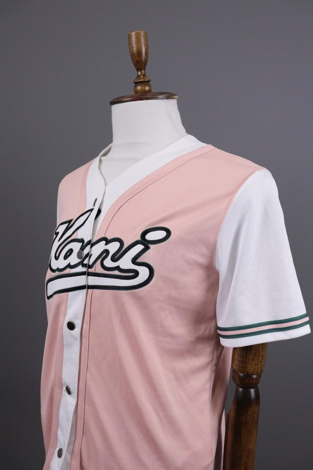 Karl Kani Karl Kani Pink Summer Embroidered This Baseball Shirt Sz L Size US L / EU 52-54 / 3 - 5 Thumbnail
