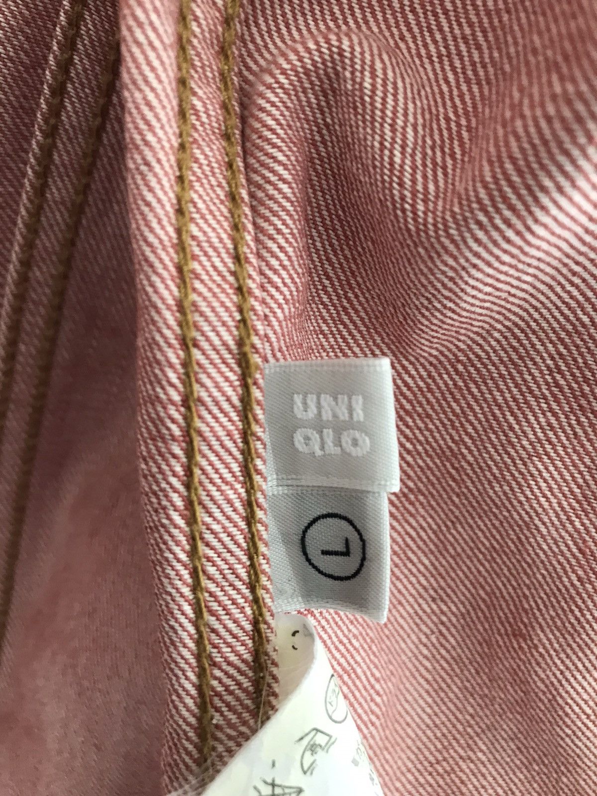 Uniqlo Uniqlo Raspberry Denim Jacket Size US L / EU 52-54 / 3 - 17 Thumbnail