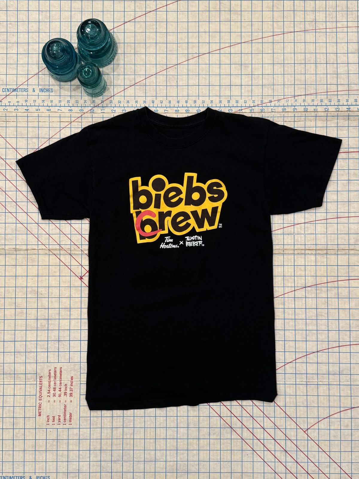 Justin Bieber Justin Bieber x Tim Hortons Tim Biebs Crew T-Shirt Men Small Size US S / EU 44-46 / 1 - 1 Thumbnail