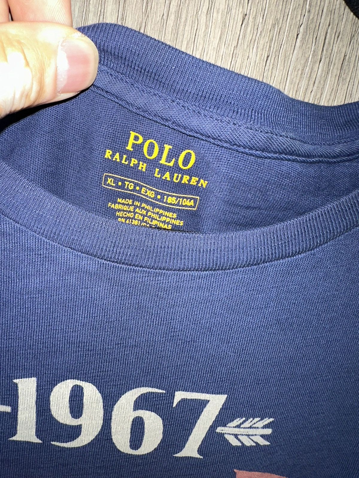 Vintage Polo Ralph Lauren K Swiss Badge T-shirt Size US XL / EU 56 / 4 - 3 Thumbnail