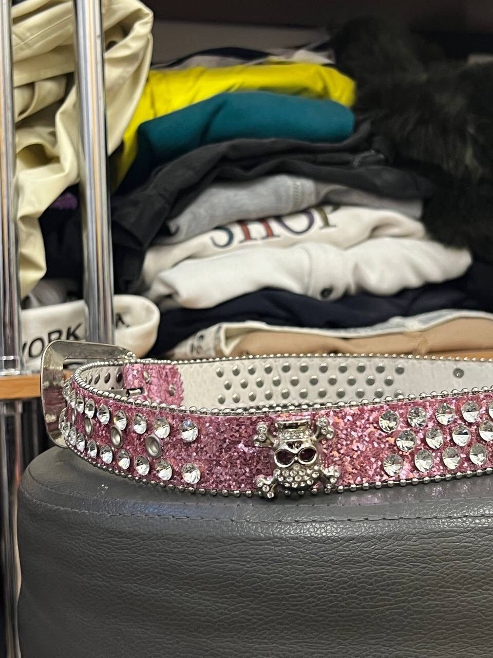 Other Y2K Glamour Belt Bb Simons Style rhinestones Size ONE SIZE - 4 Thumbnail