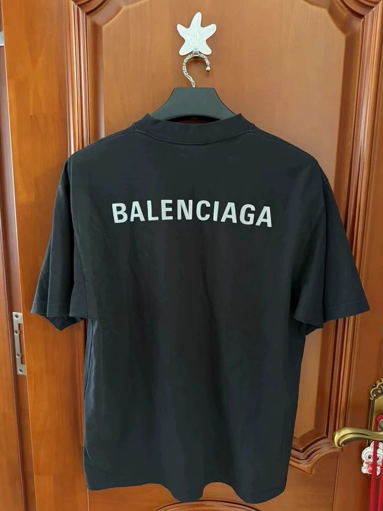 Balenciaga Balenciaga Front and back reflective logo short sleeve Size US S / EU 44-46 / 1 - 2 Thumbnail