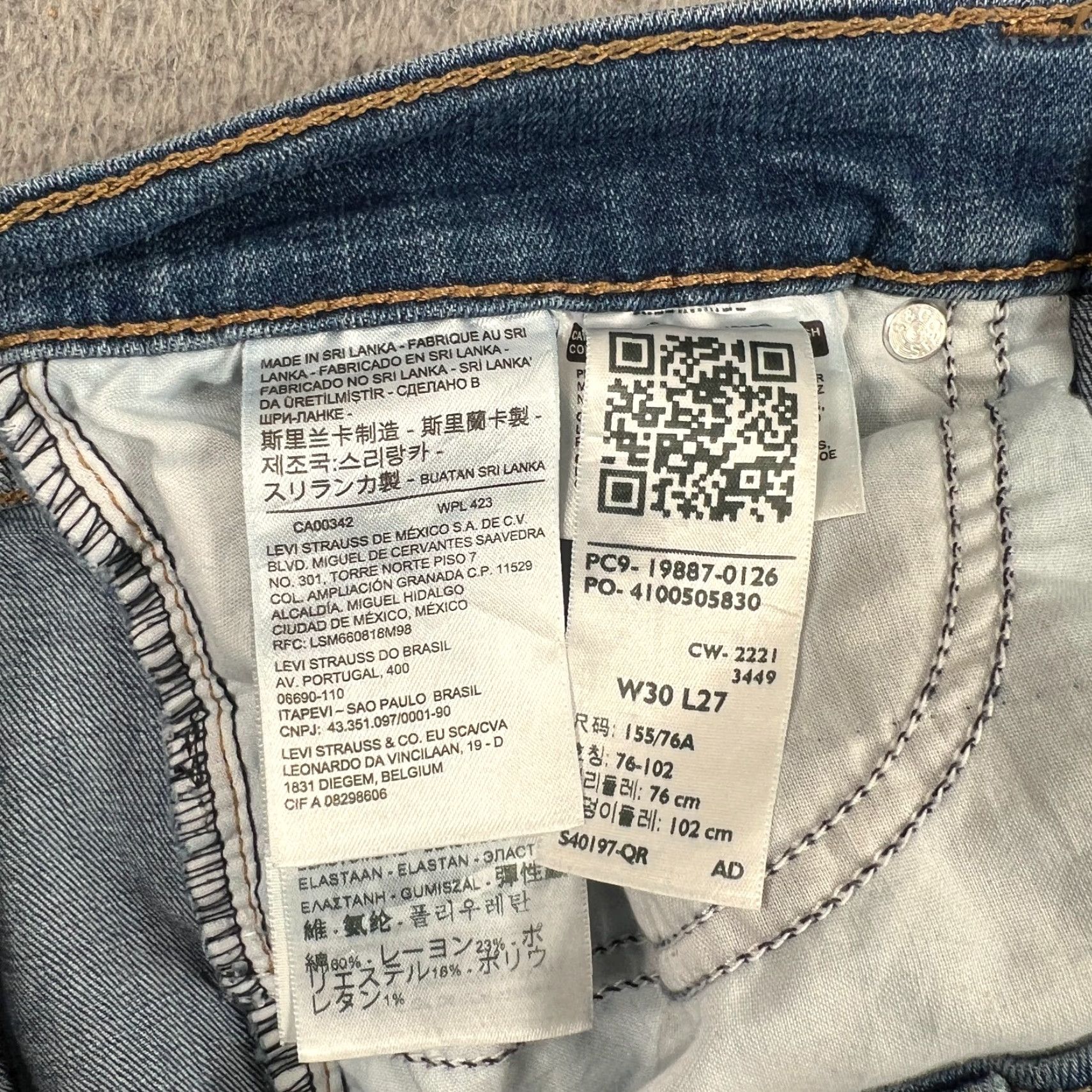 Levi's Levi's Boyfriend Jeans Womens 30 Medium Wash Blue Denim Ankle Relaxed Stretch Size 30" / US 8 / IT 44 - 7 Thumbnail