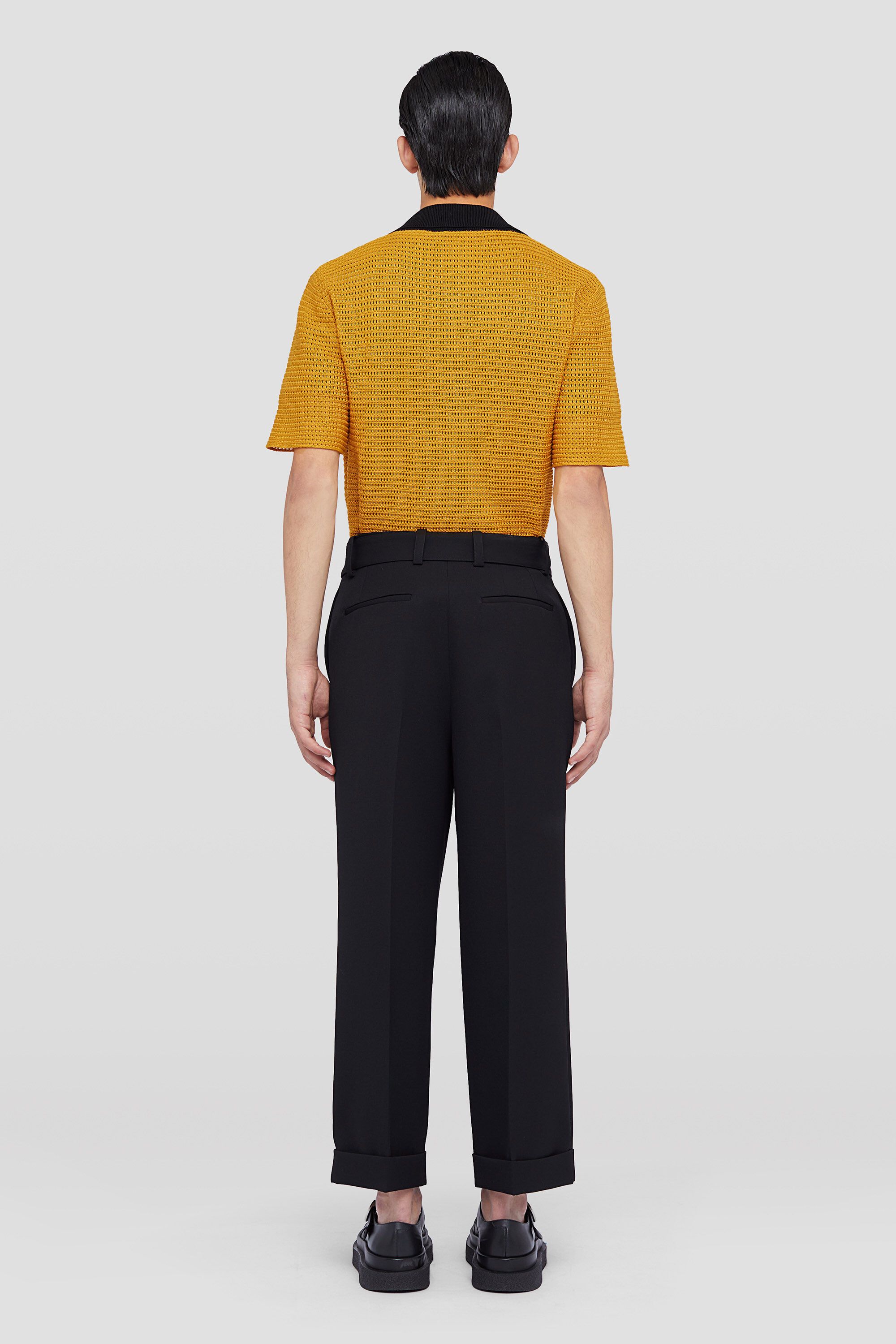 Jil Sander o1loc1c0426 Polo T-Shirt in Yellow/Black Size US L / EU 52-54 / 3 - 3 Thumbnail