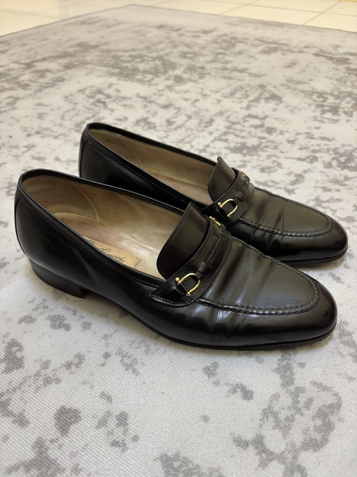 Gucci Vintage 80’ Gucci Horsebit Loafer Size US 7.5 / EU 40-41 - 1 Thumbnail