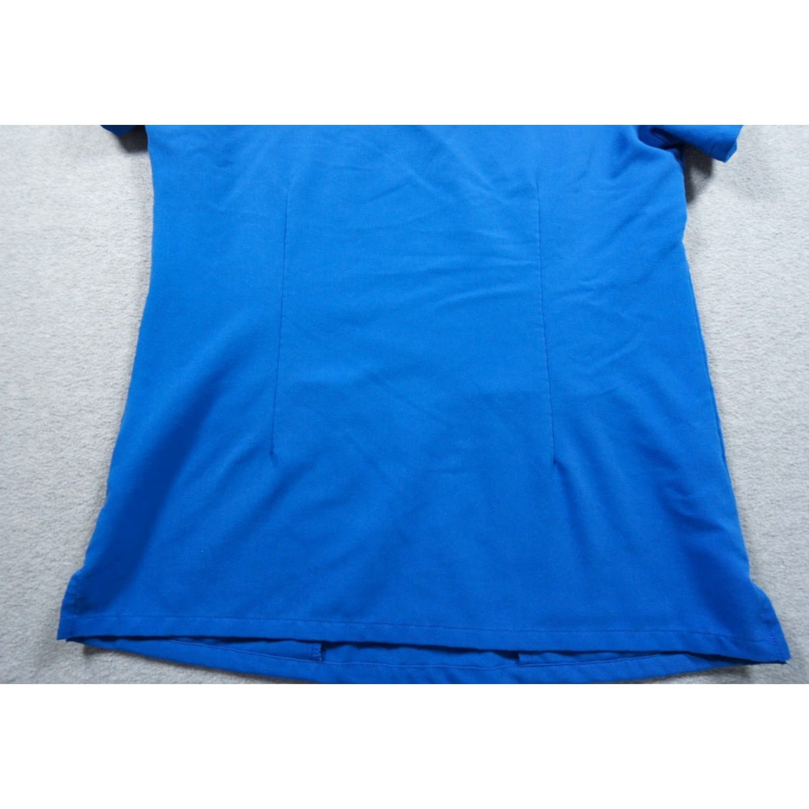 Vintage Figs Shirt Womens Small Blue Scrub Top Nurse Medical Workwear Casma Vneck Ladies Size S / US 4 / IT 40 - 6 Thumbnail