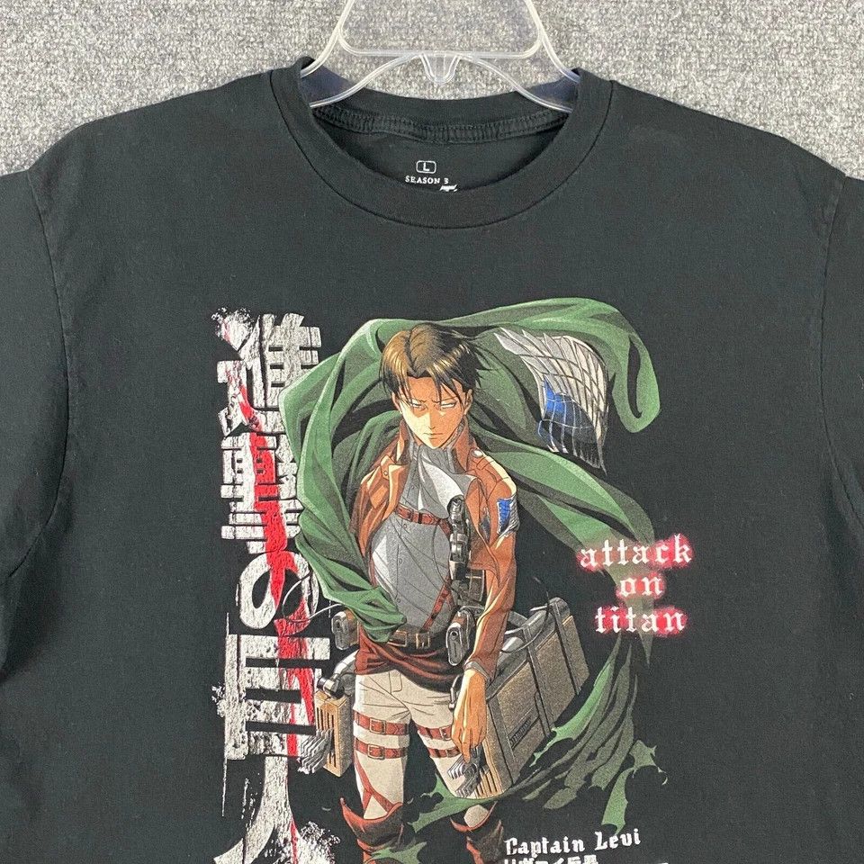 Other Attack On Titan T-Shirt Season 3 Men's Large Short Sleeve L Size US L / EU 52-54 / 3 - 2 Thumbnail