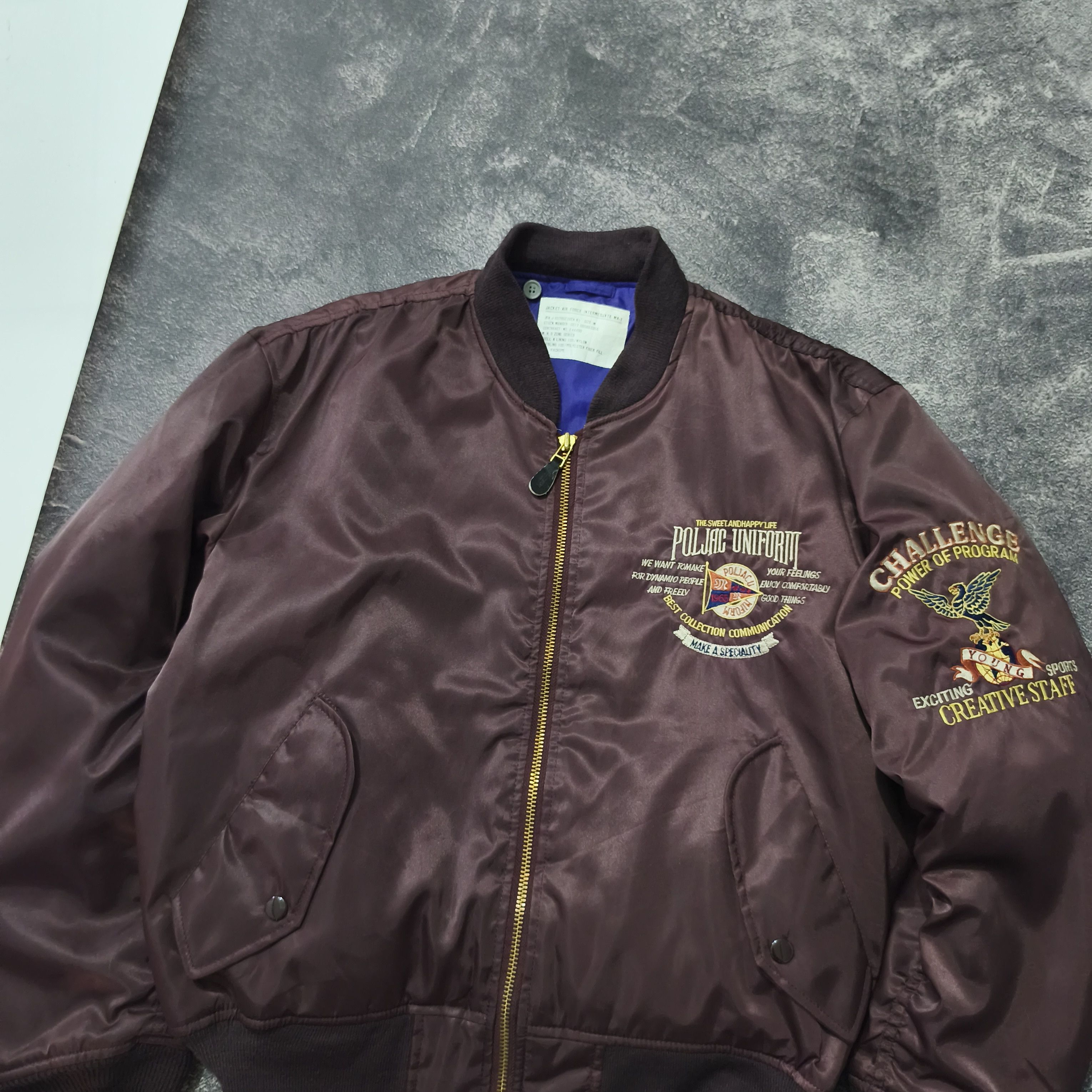 Japanese Brand × Vintage MA 1 Bomber Jacket Size US L / EU 52-54 / 3 - 2 Thumbnail
