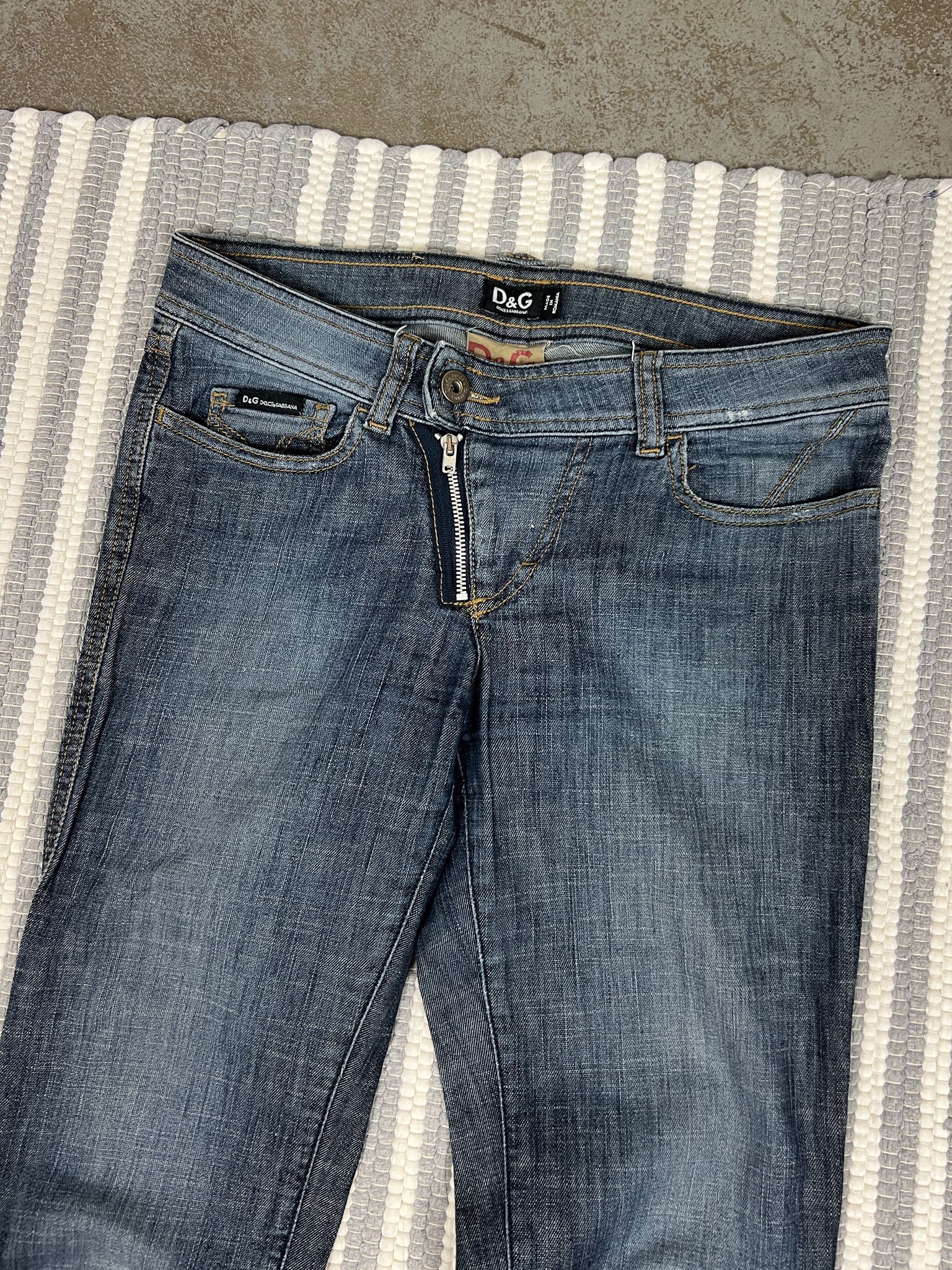 Dolce & Gabbana Vintage Dolce & Gabbana D&G Blue Denim Jeans Pants Size 24" / US 00 / IT 34 - 4 Thumbnail