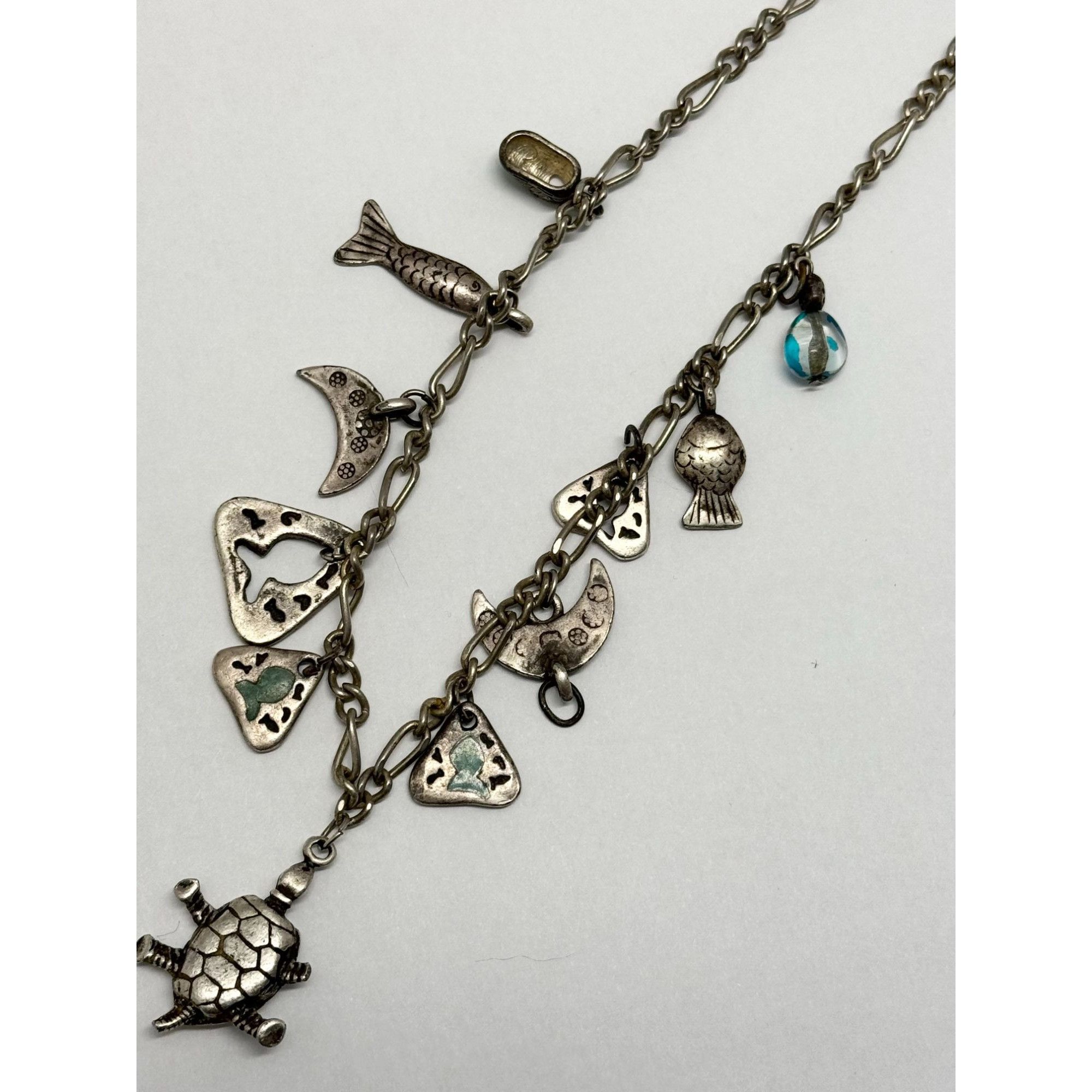 Vintage Vintage silver charm necklace Size ONE SIZE - 4 Thumbnail
