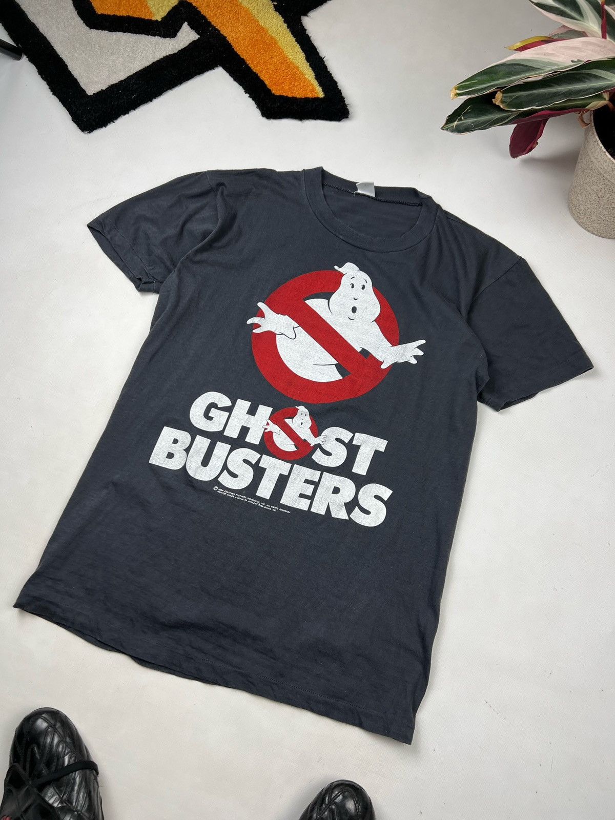 Vintage Vintage 80s ghost busters Movie Promo graphic t shirt rare Size US L / EU 52-54 / 3 - 7 Thumbnail