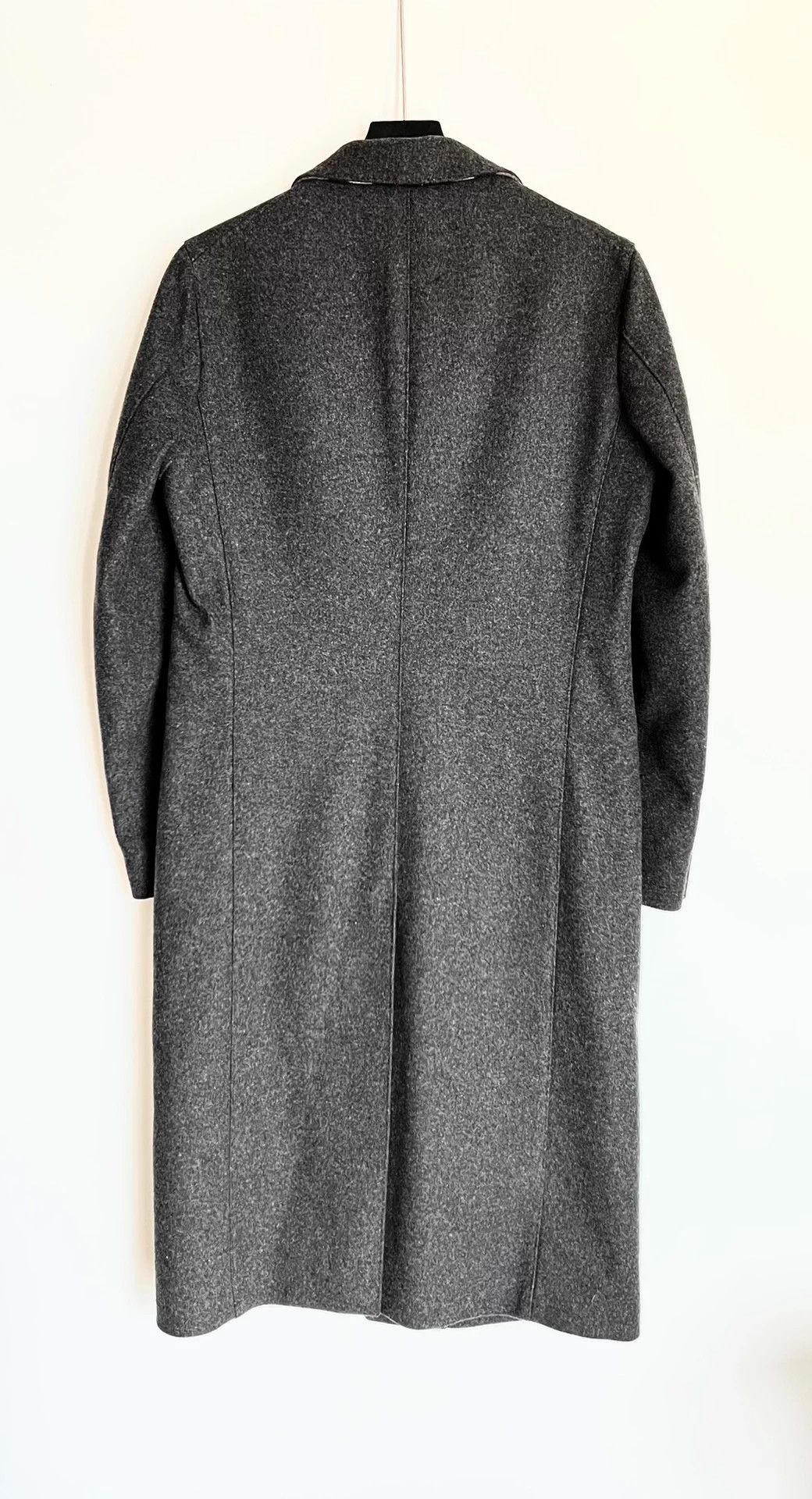 Burberry Burberry Grey Wool Over-the-Knee Chester Coat 46 Size US S / EU 44-46 / 1 - 3 Thumbnail