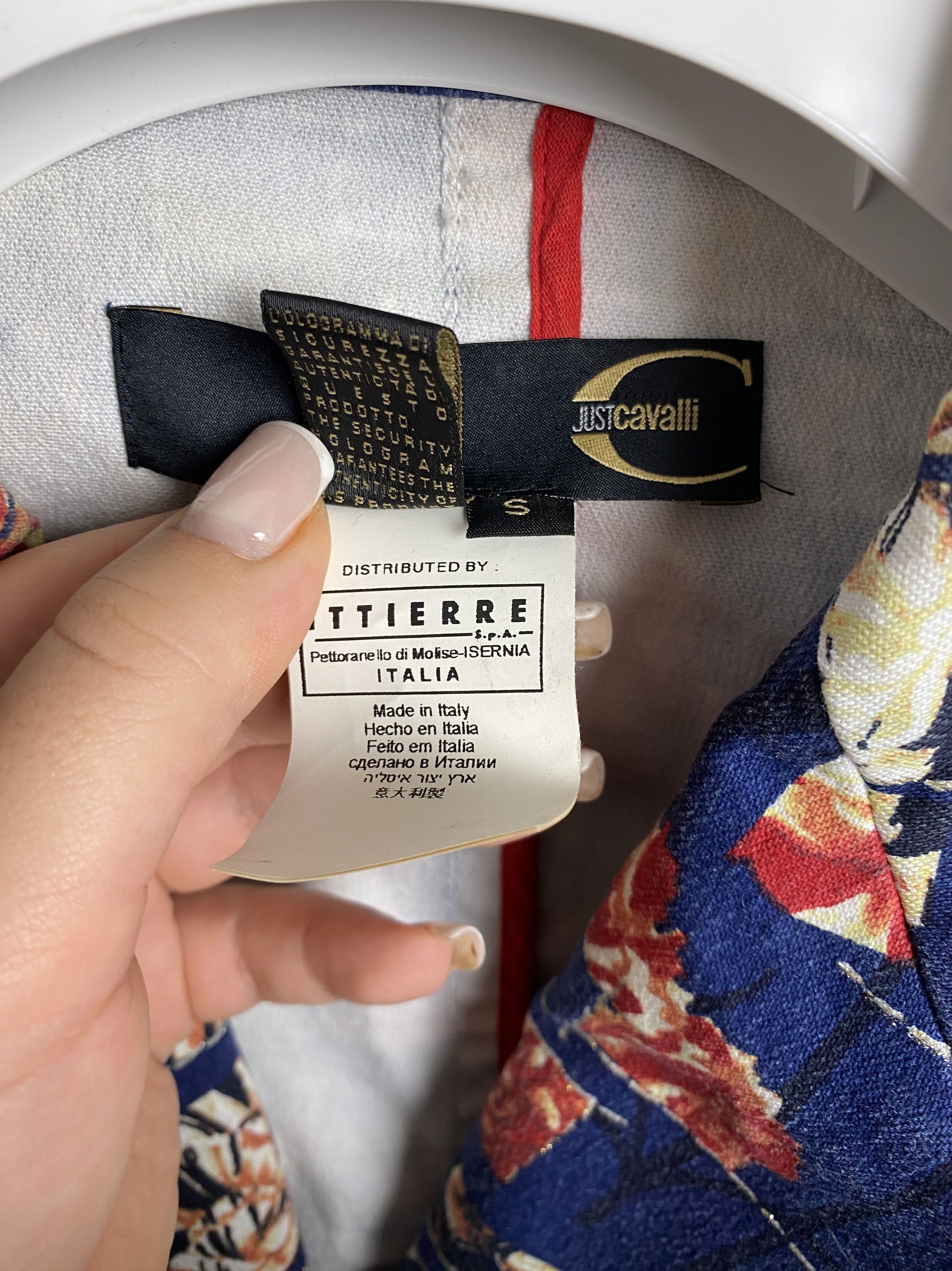 Just Cavalli Just Cavalli vintage blazer printed luxury Size S / US 4 / IT 40 - 4 Thumbnail