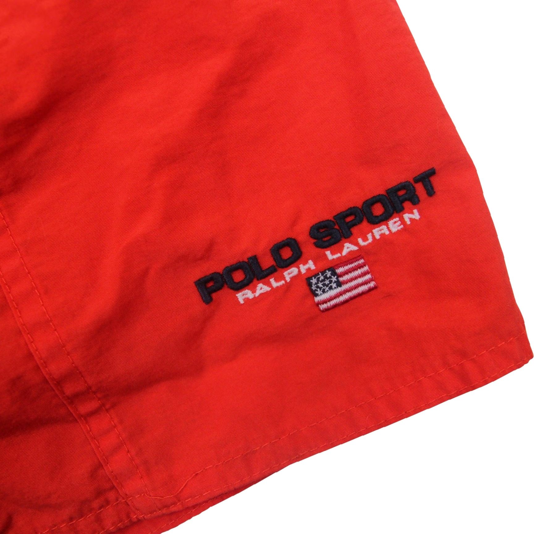 Vintage VINTAGE Polo Sport Ralph Lauren Mens Swim Trunks M Orange Polo Sport Mens Swim Trunks Orange 90s Mens Size US M / EU 48-50 / 2 - 2 Thumbnail