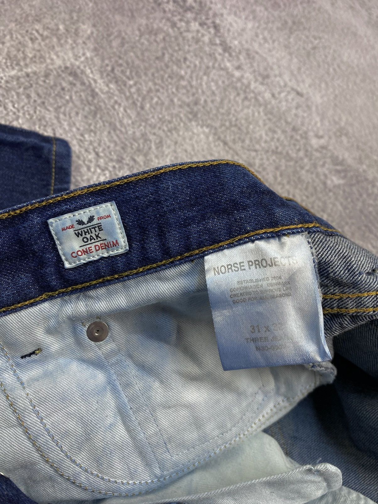 Norse Projects Norse Projects White Oak Cone Denim 3 Selvedge Blue Jeans Size US 31 - 20 Thumbnail