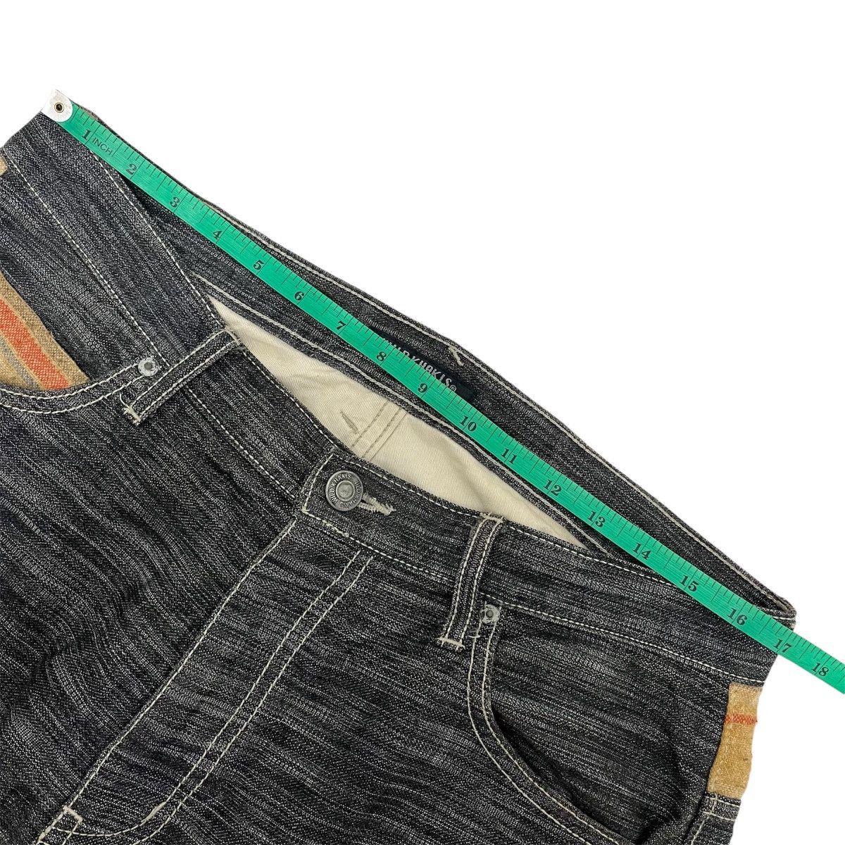 Vintage Vintage Wild Khakis Dark Grey Jeans Blanket Pocket Denim Size US 33 - 8 Thumbnail