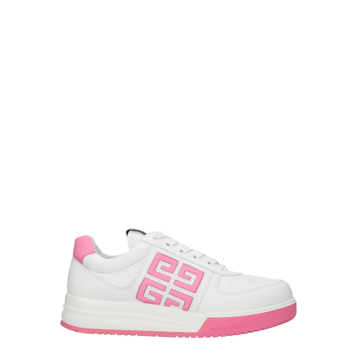 Givenchy ob1o1e1124 Leather Sneakers in White Pink Size US 6.5 / IT 36.5 - 1 Thumbnail