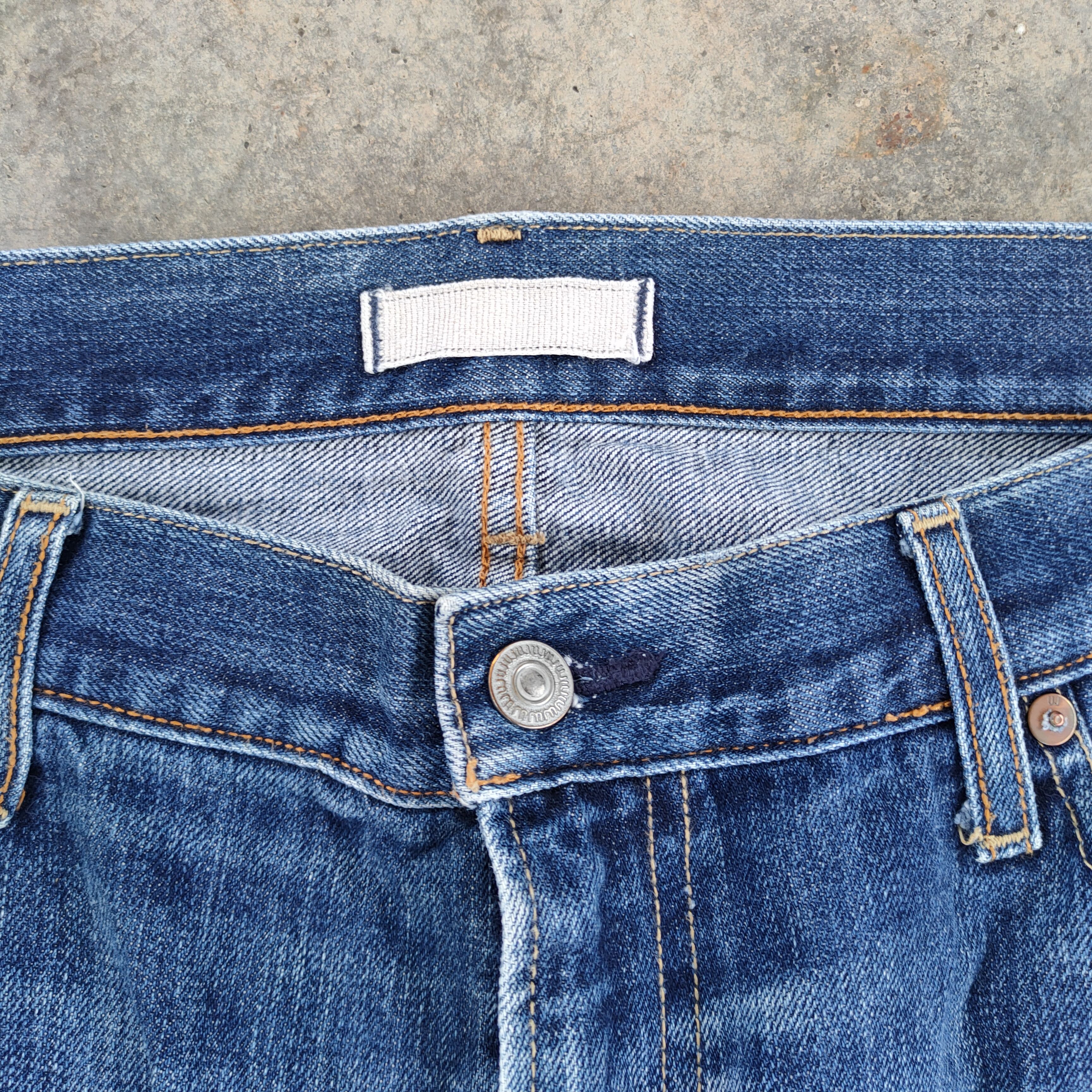 Japanese Brand × Jean × Vintage VINTAGE JAPANESE FADED RIPPED JEANS DENIM PANTS Size US 37 - 5 Thumbnail