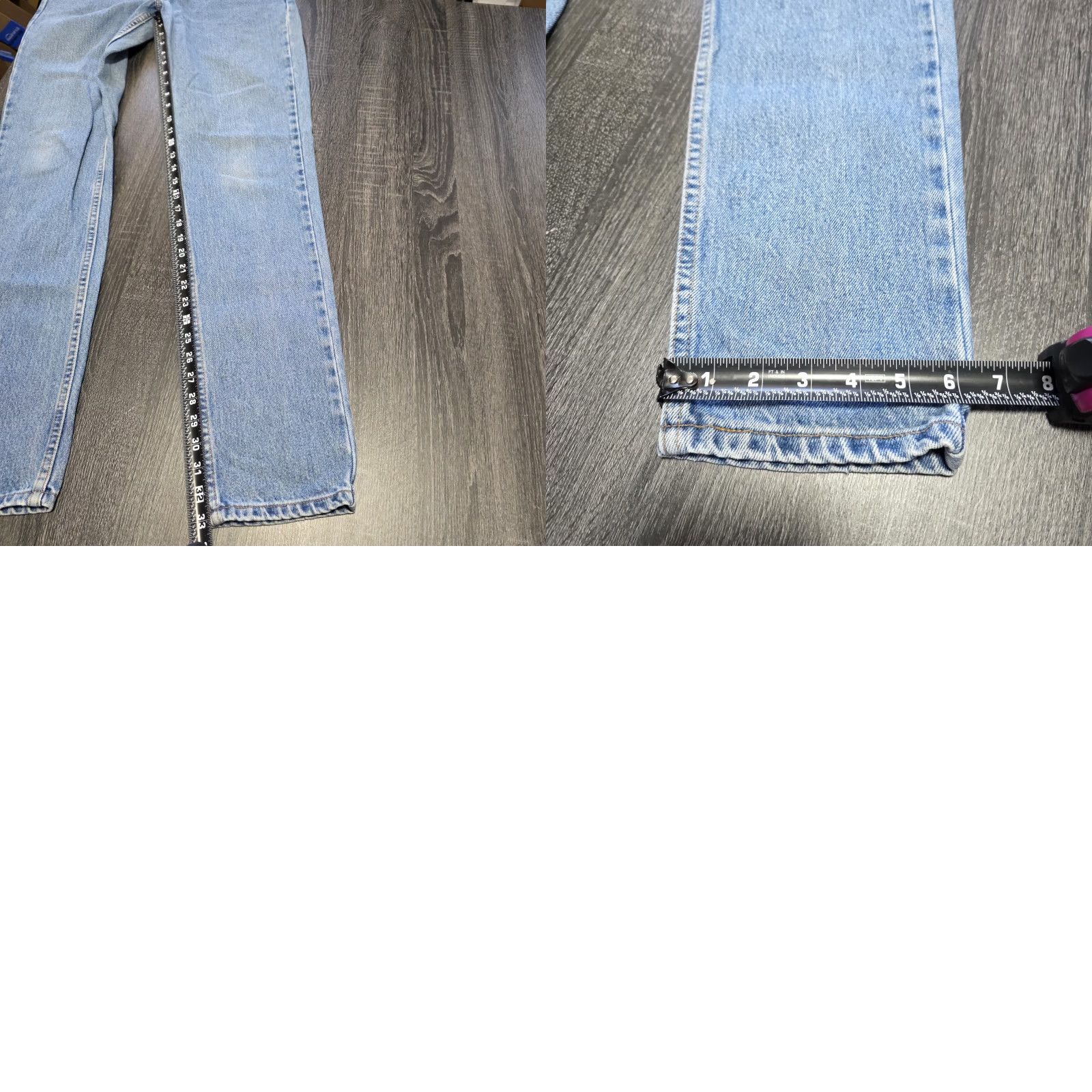 Levi's VINTAGE Levi's 512 Slim Jeans Regular Men 33x33 Blue Slim Fit USA 90s Mens jeans Size US 33 - 9 Thumbnail